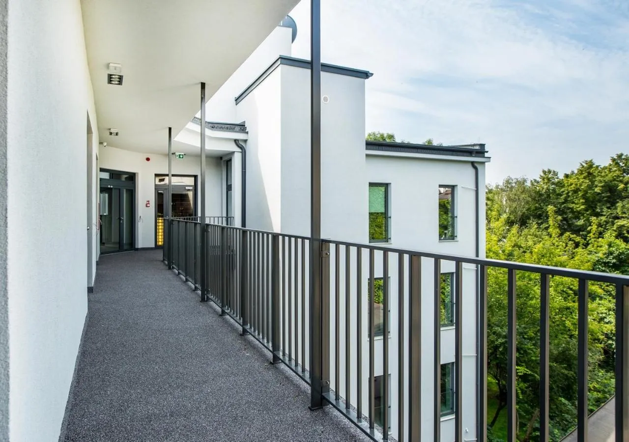 Balcony/Terrace in Aparthotel Cracovia Residence