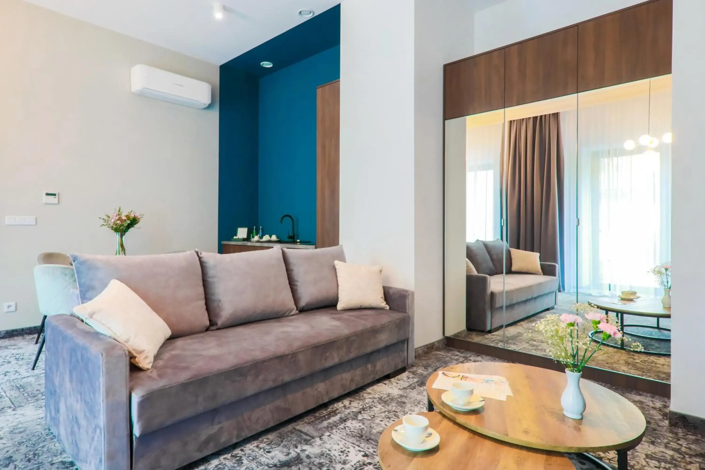 Living room in Aparthotel Cracovia Residence Living room in Aparthotel Cracovia Residence