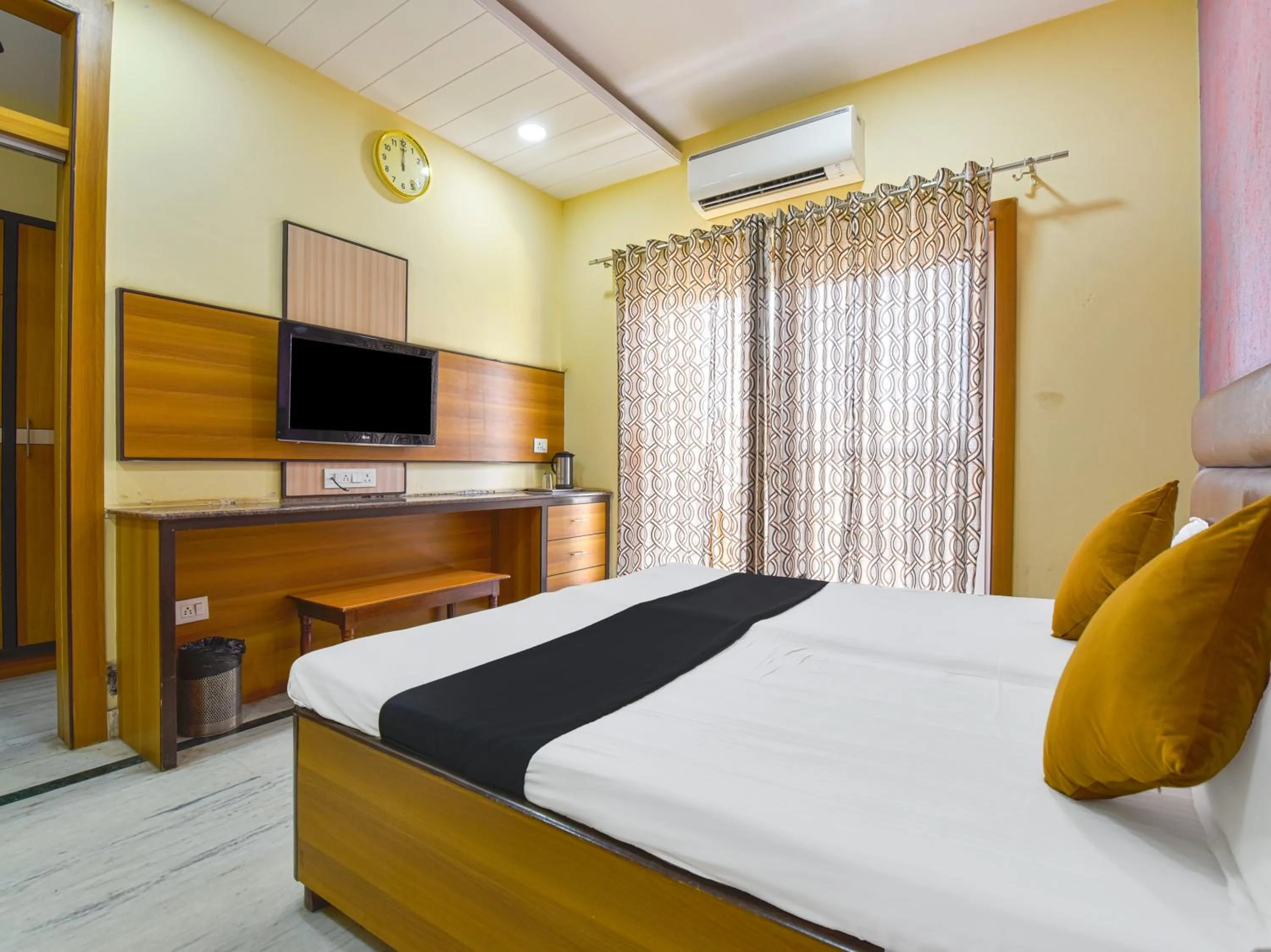 Bed in Hotel Anuvibha Malviya Nagar