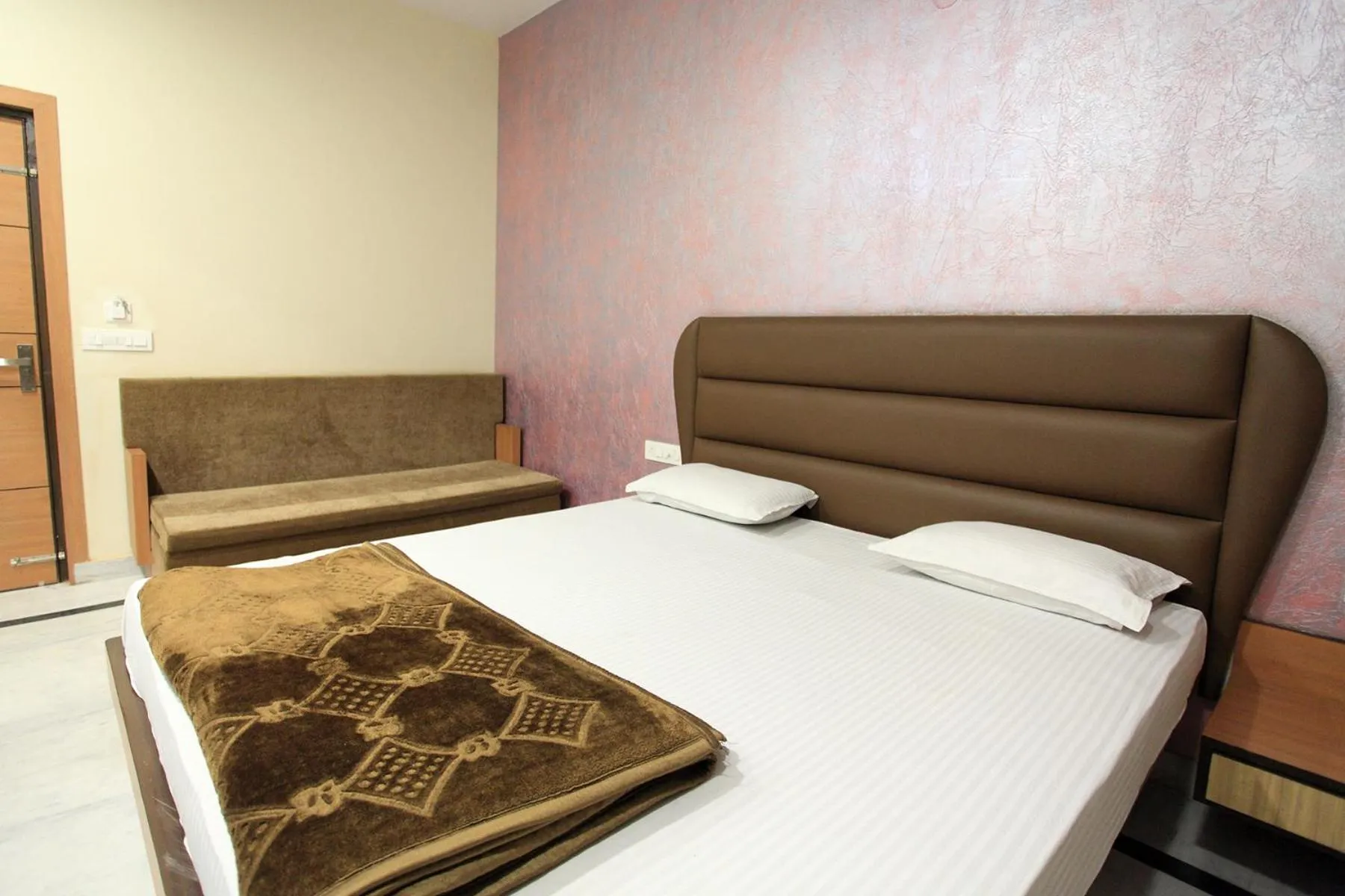 Bedroom, Bed in Hotel Anuvibha Malviya Nagar