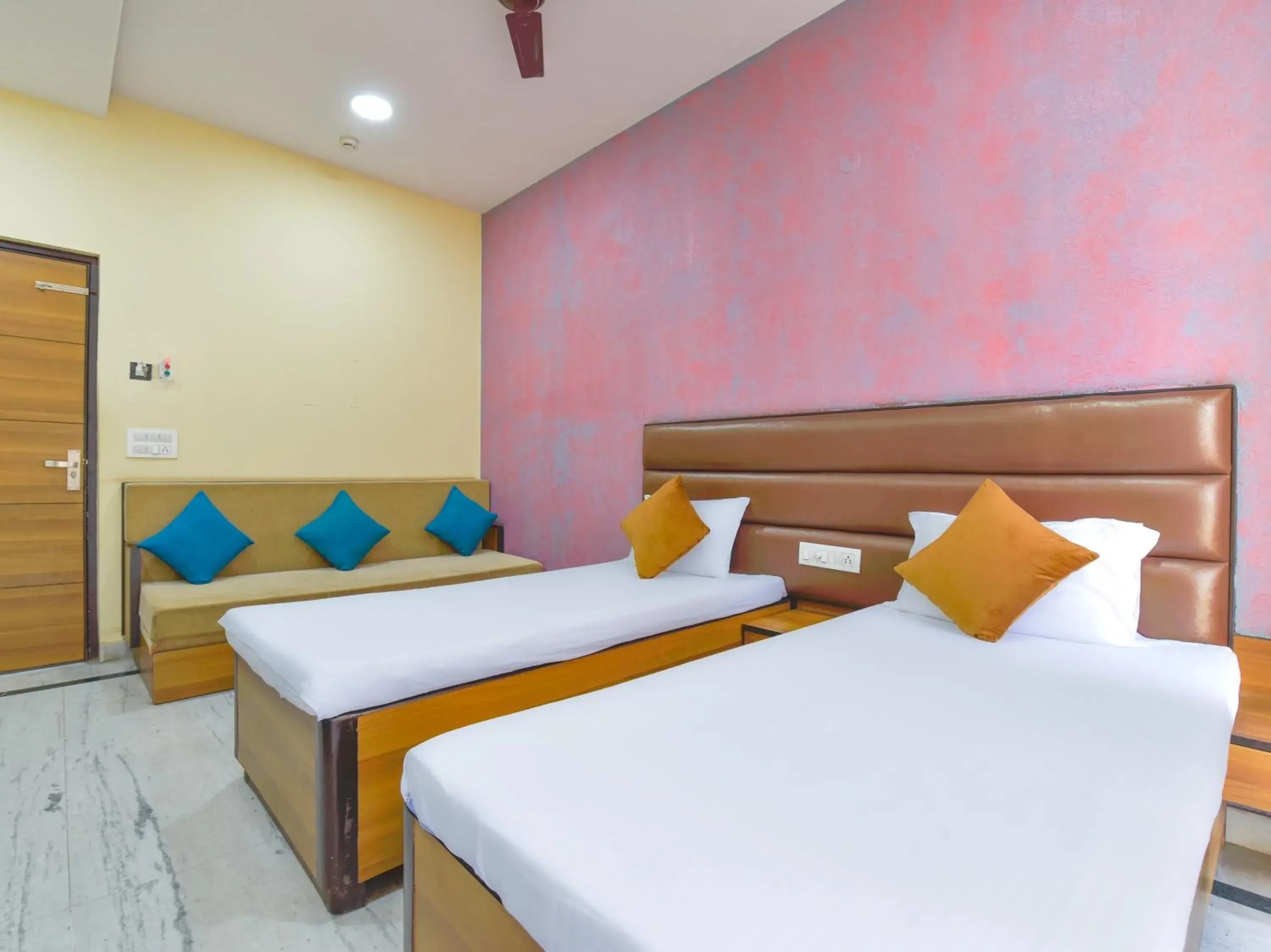 Photo of the whole room, Bed in Hotel Anuvibha Malviya Nagar Photo of the whole room, Bed in Hotel Anuvibha Malviya Nagar