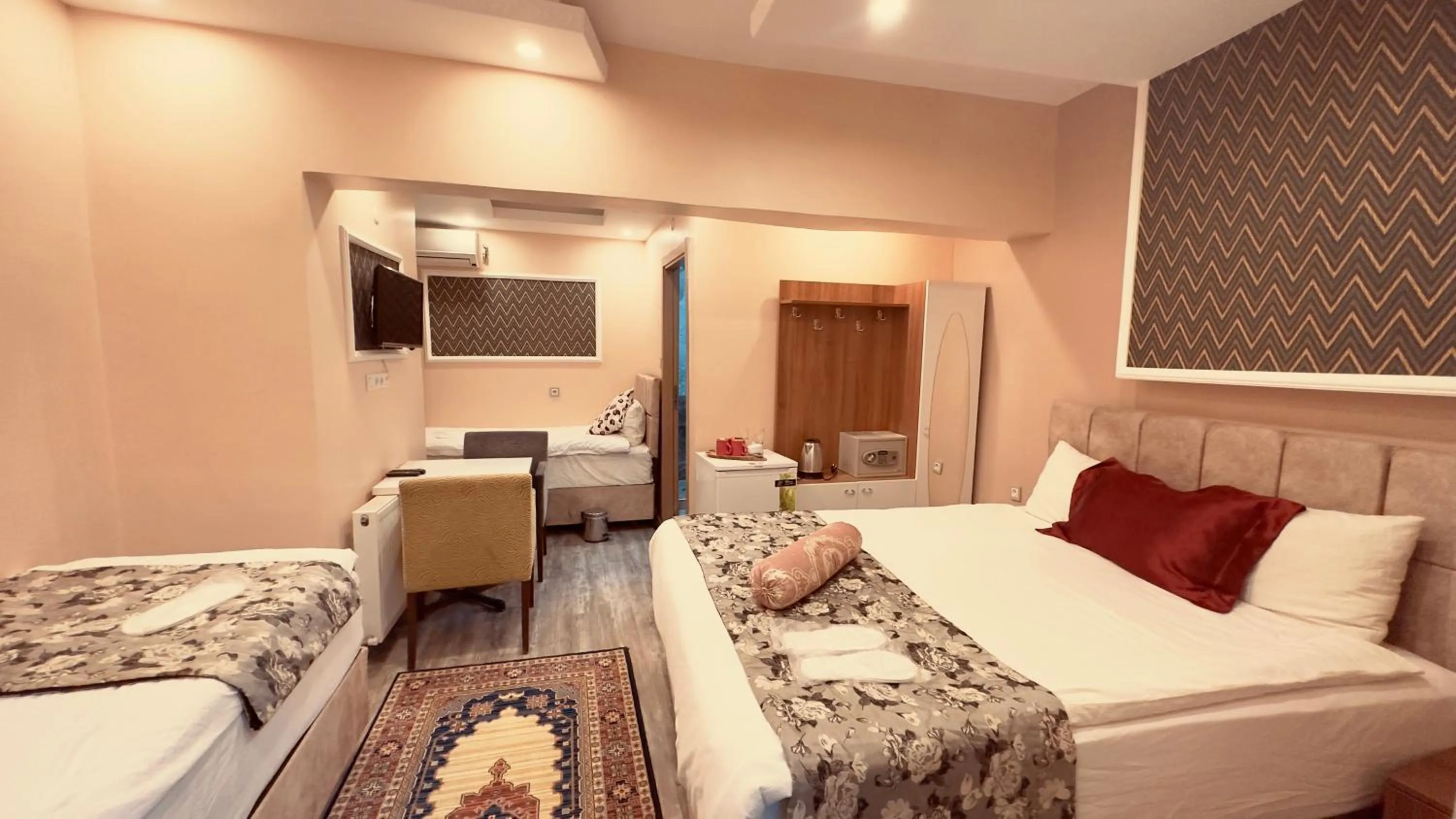 Bed in Mitra Downtown Hotel