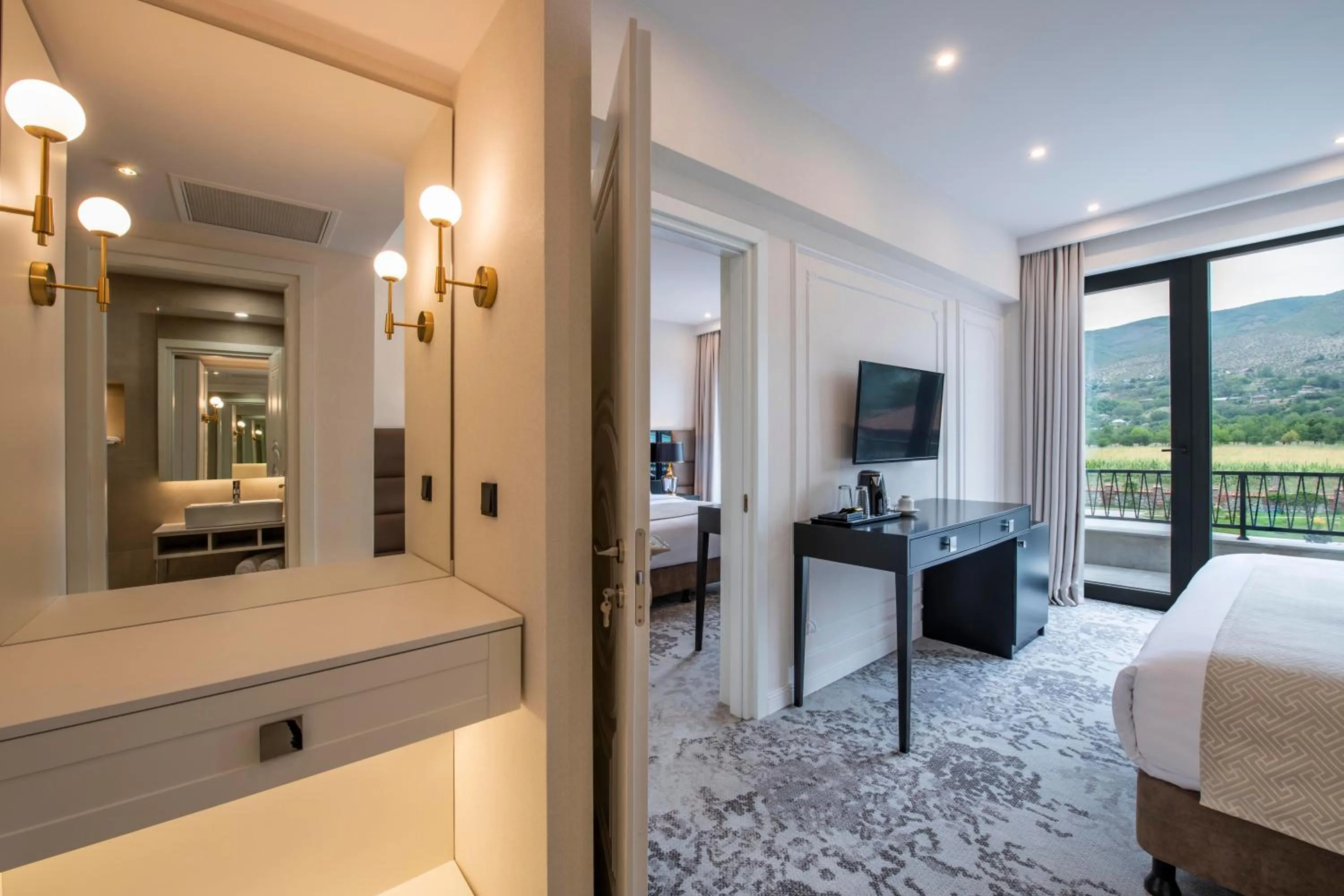 Bed in Villa Mosavali