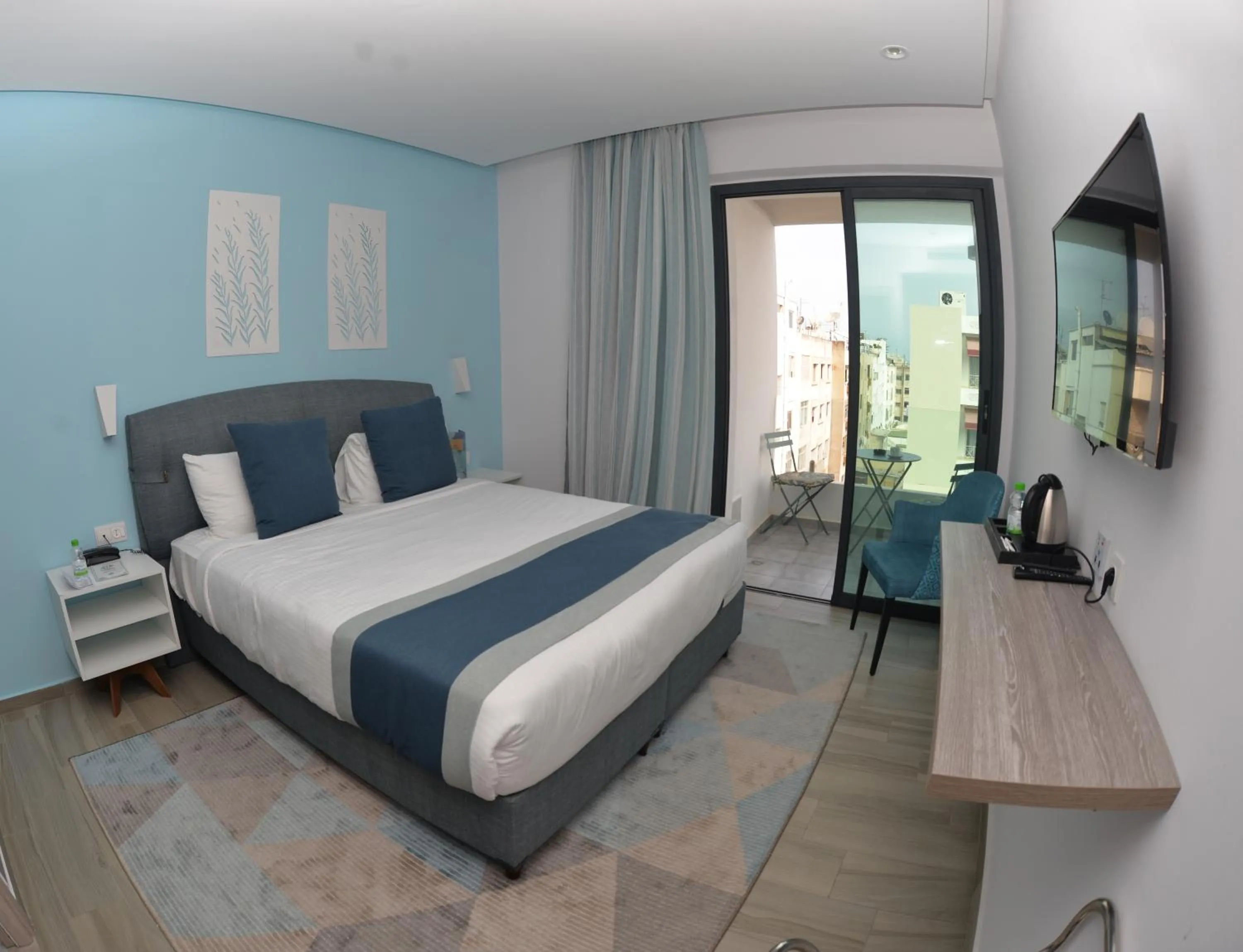 Balcony/Terrace, Bed in Gardenia Boutique Hotel