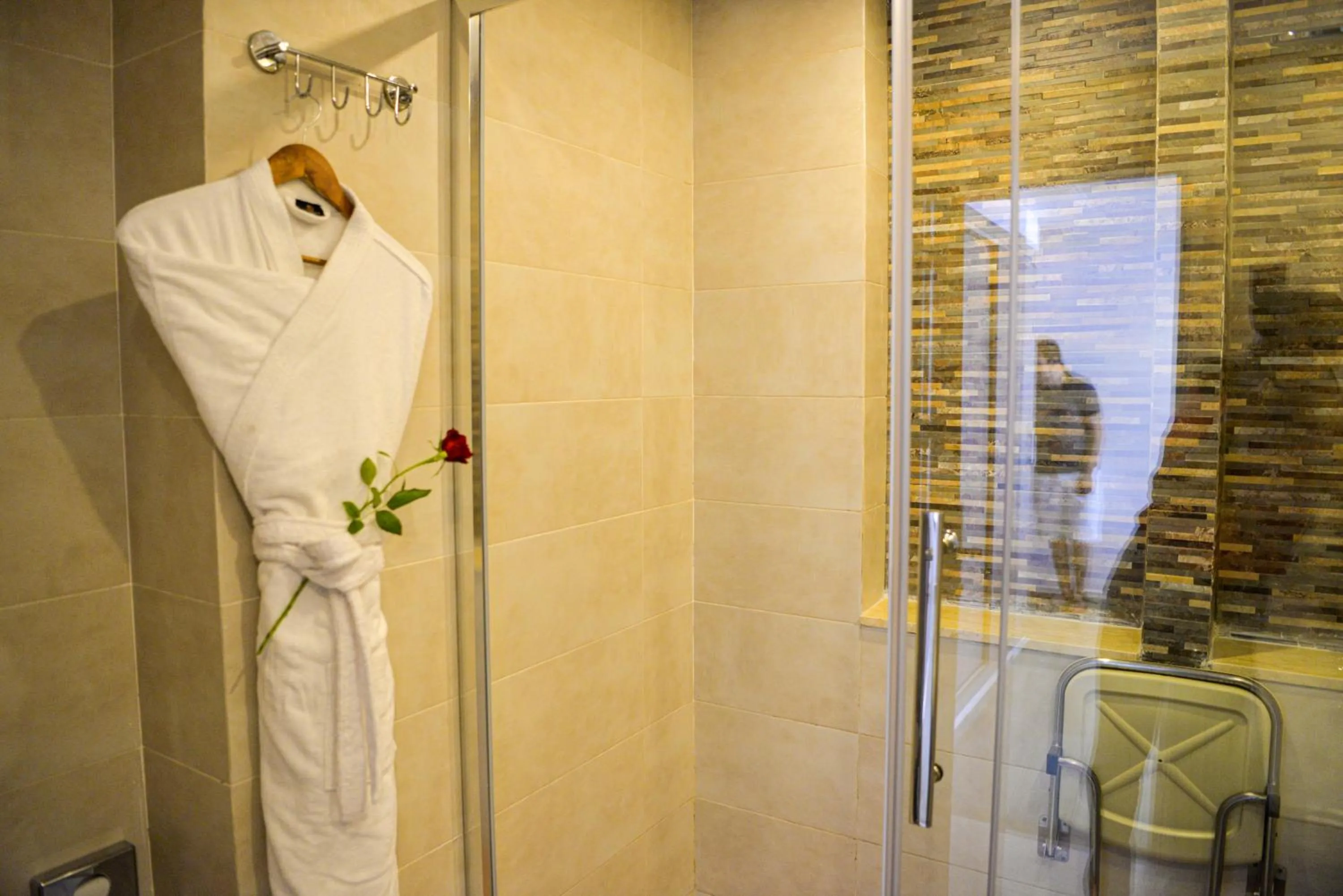 Shower in Gardenia Boutique Hotel