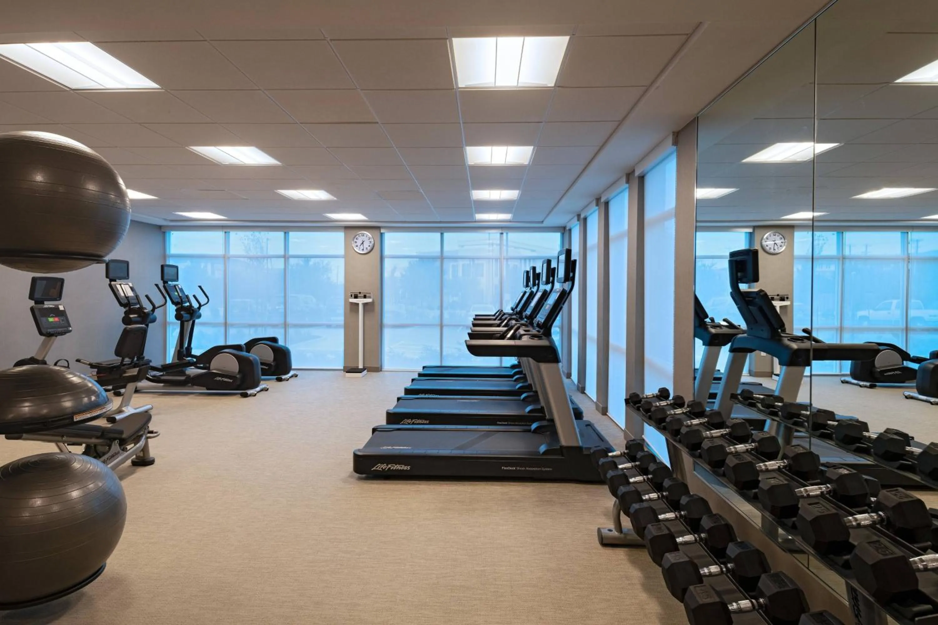 Fitness centre/facilities in SpringHill Suites by Marriott Dallas Richardson/University Area