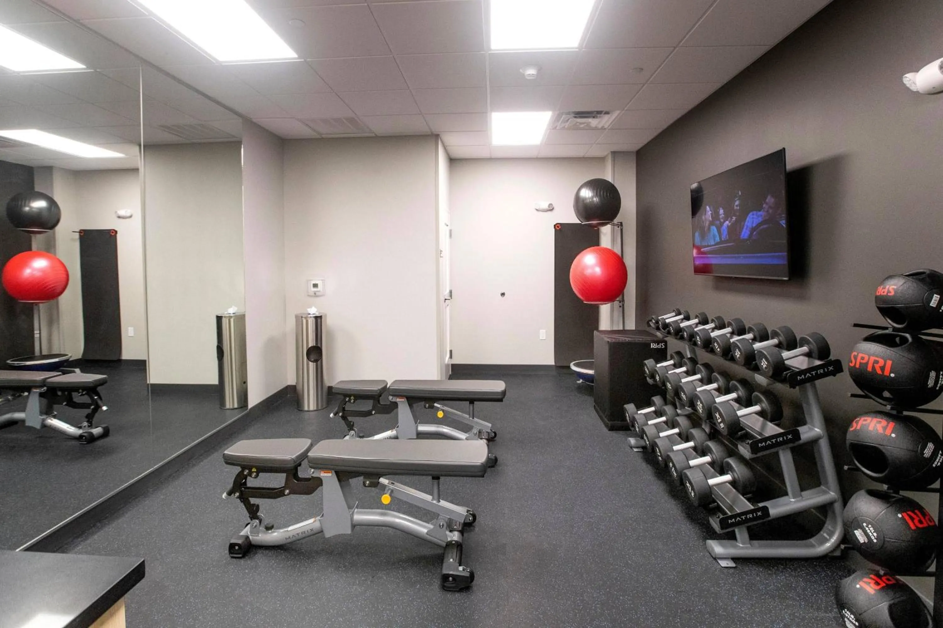 Fitness centre/facilities in TownePlace Suites by Marriott Conroe