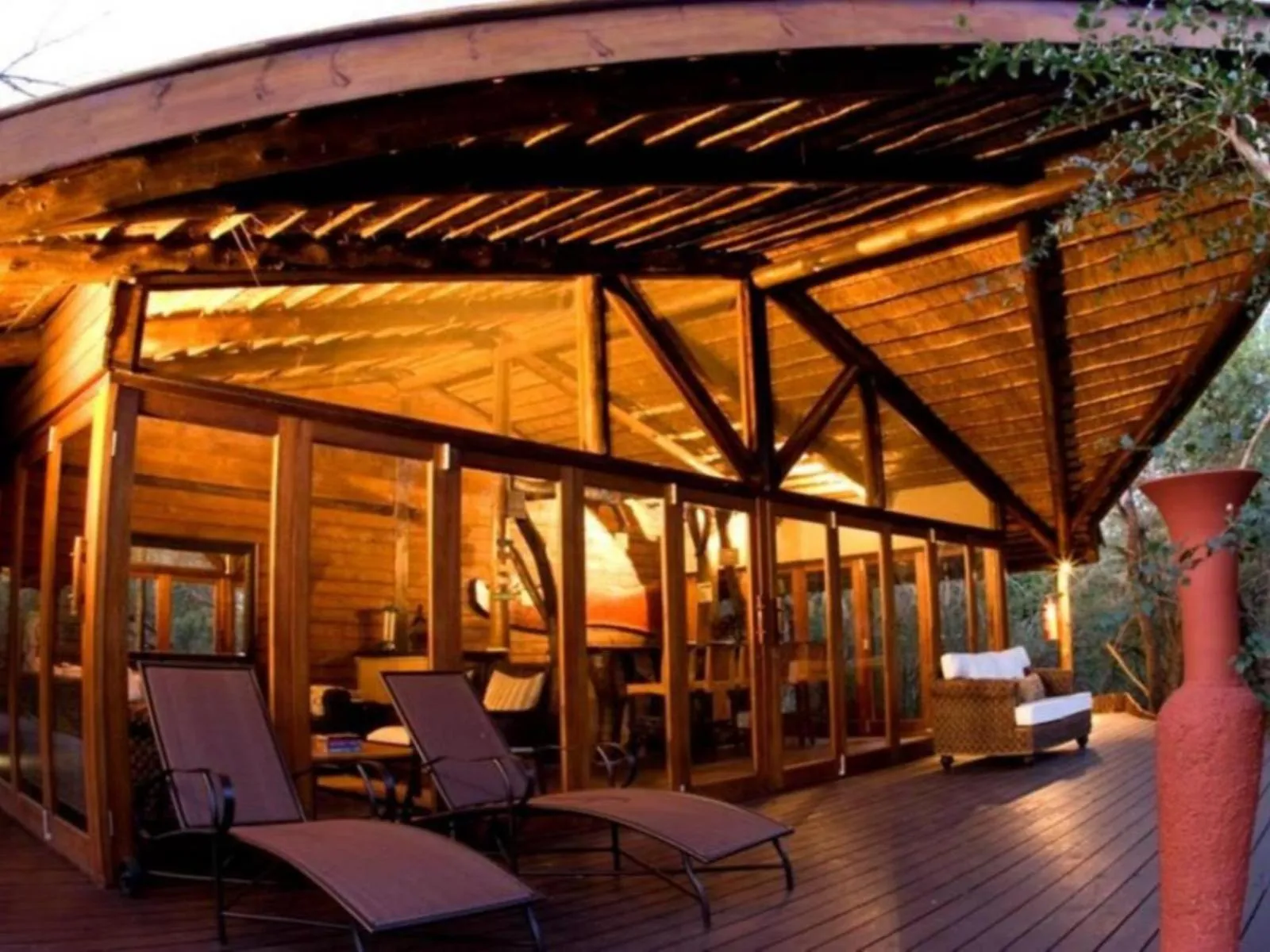 Patio in Ihlozi Bush Lodge
