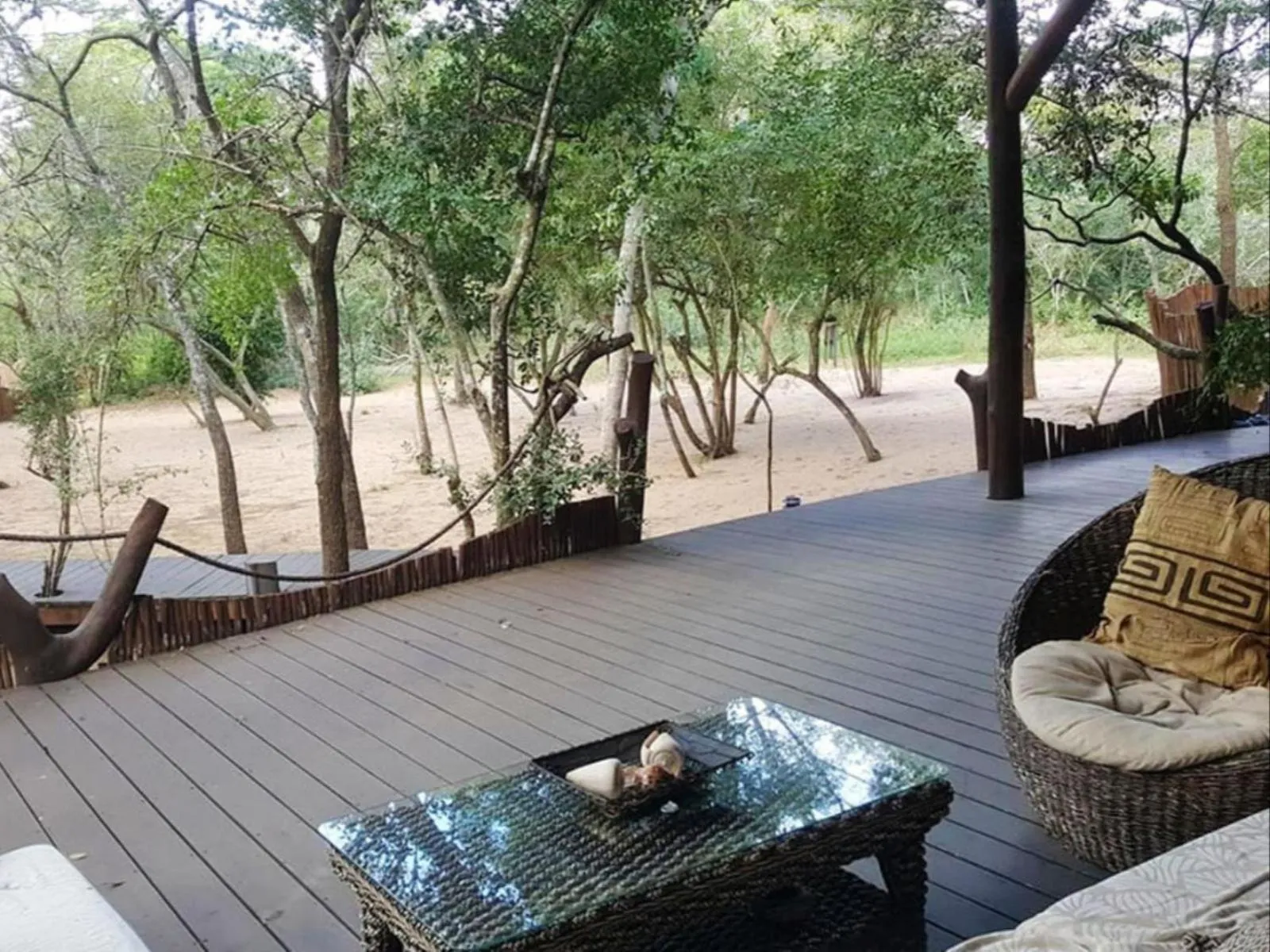 Patio in Ihlozi Bush Lodge