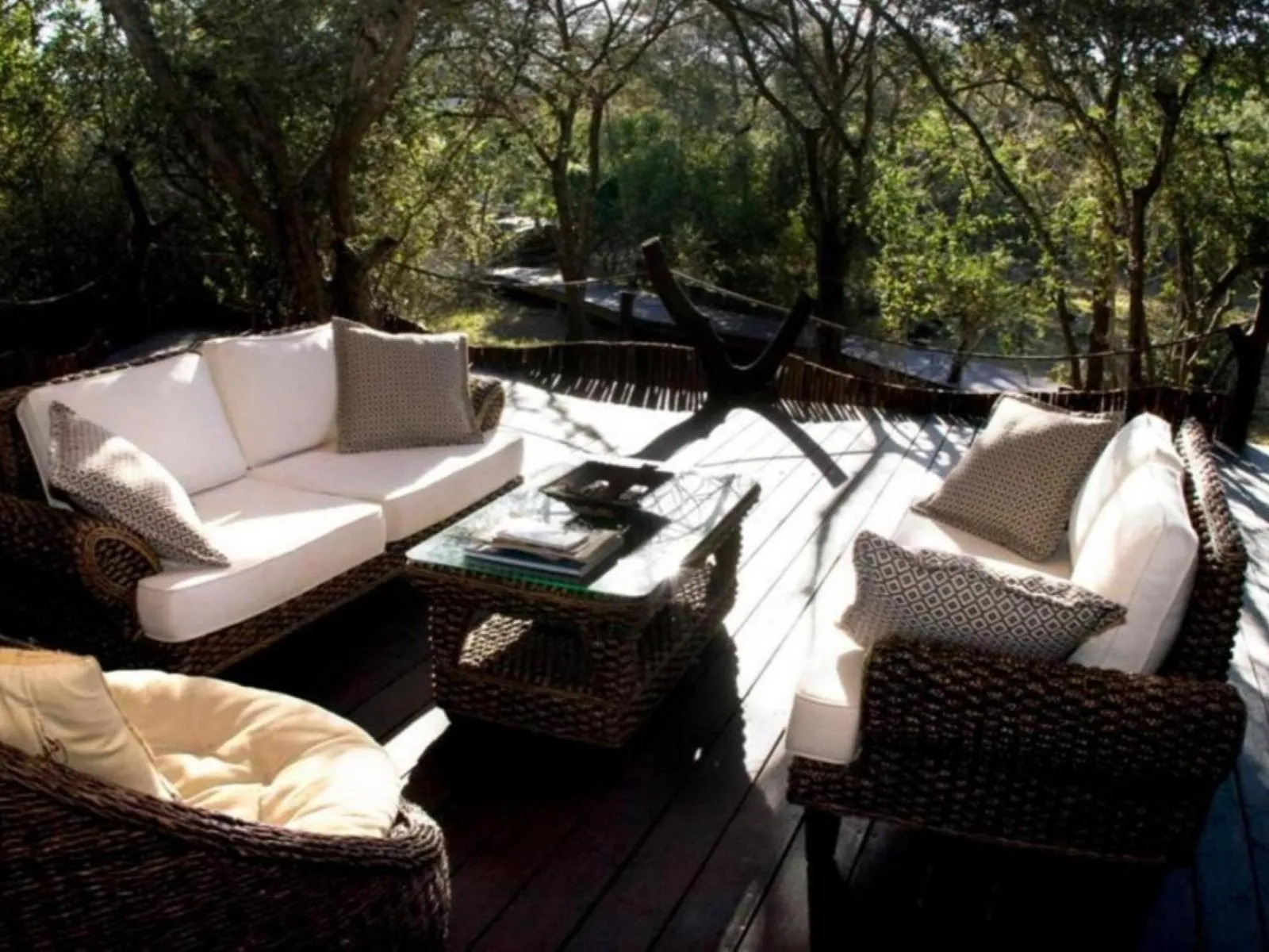 Patio in Ihlozi Bush Lodge