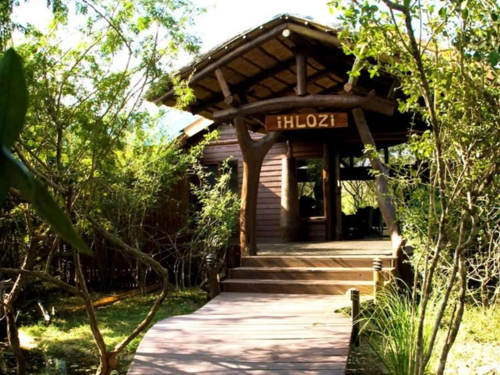 Facade/entrance in Ihlozi Bush Lodge