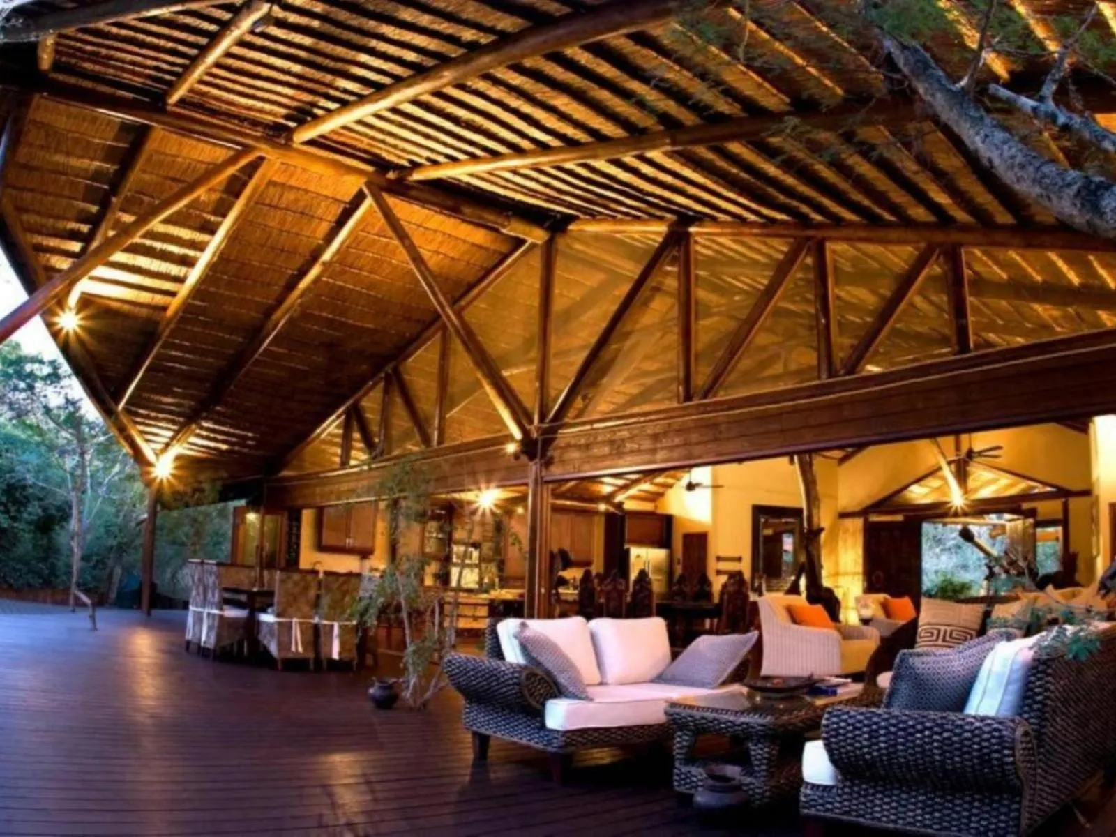 Patio in Ihlozi Bush Lodge