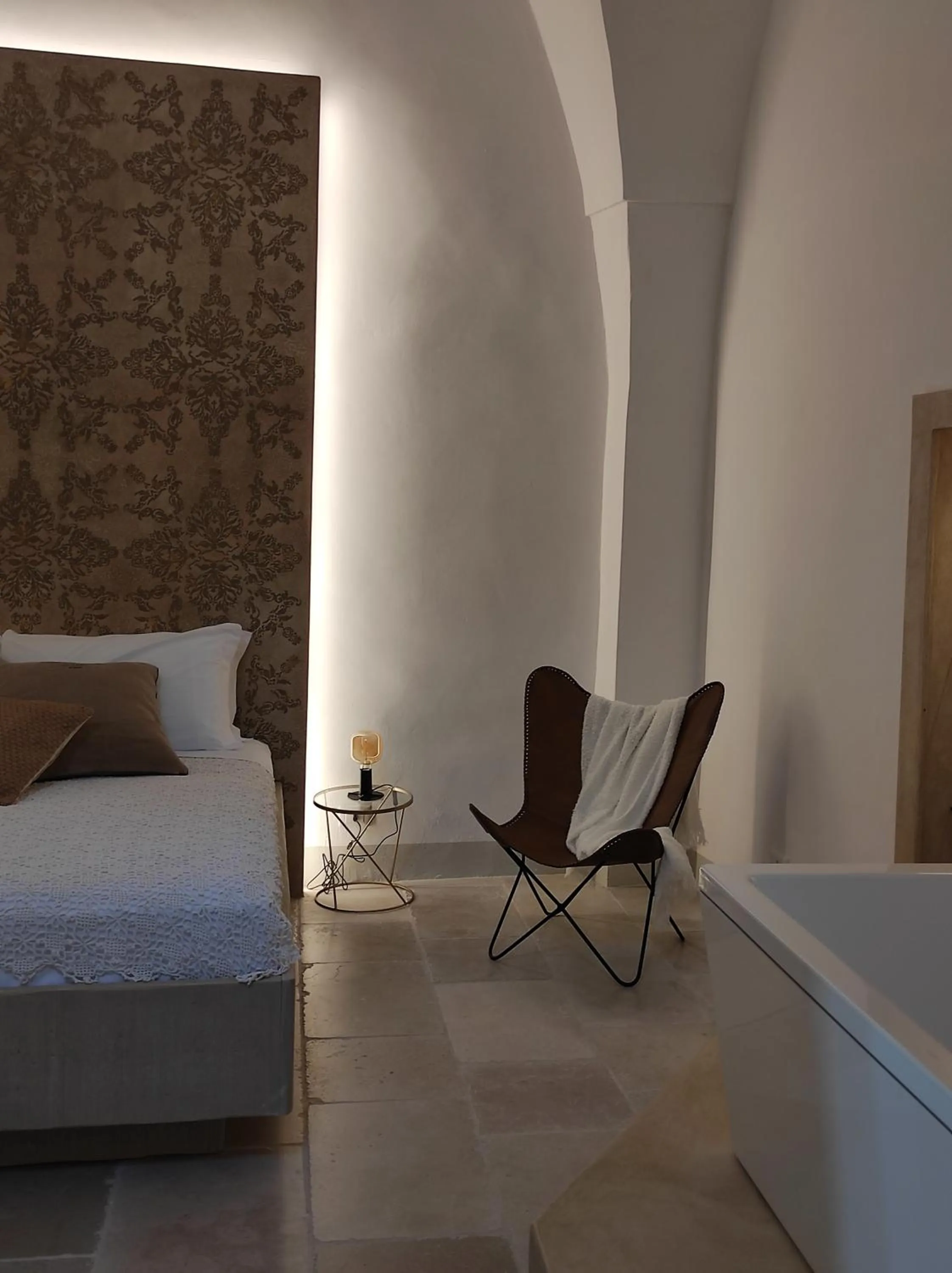 Bed in Caterina's Suites & Apartament