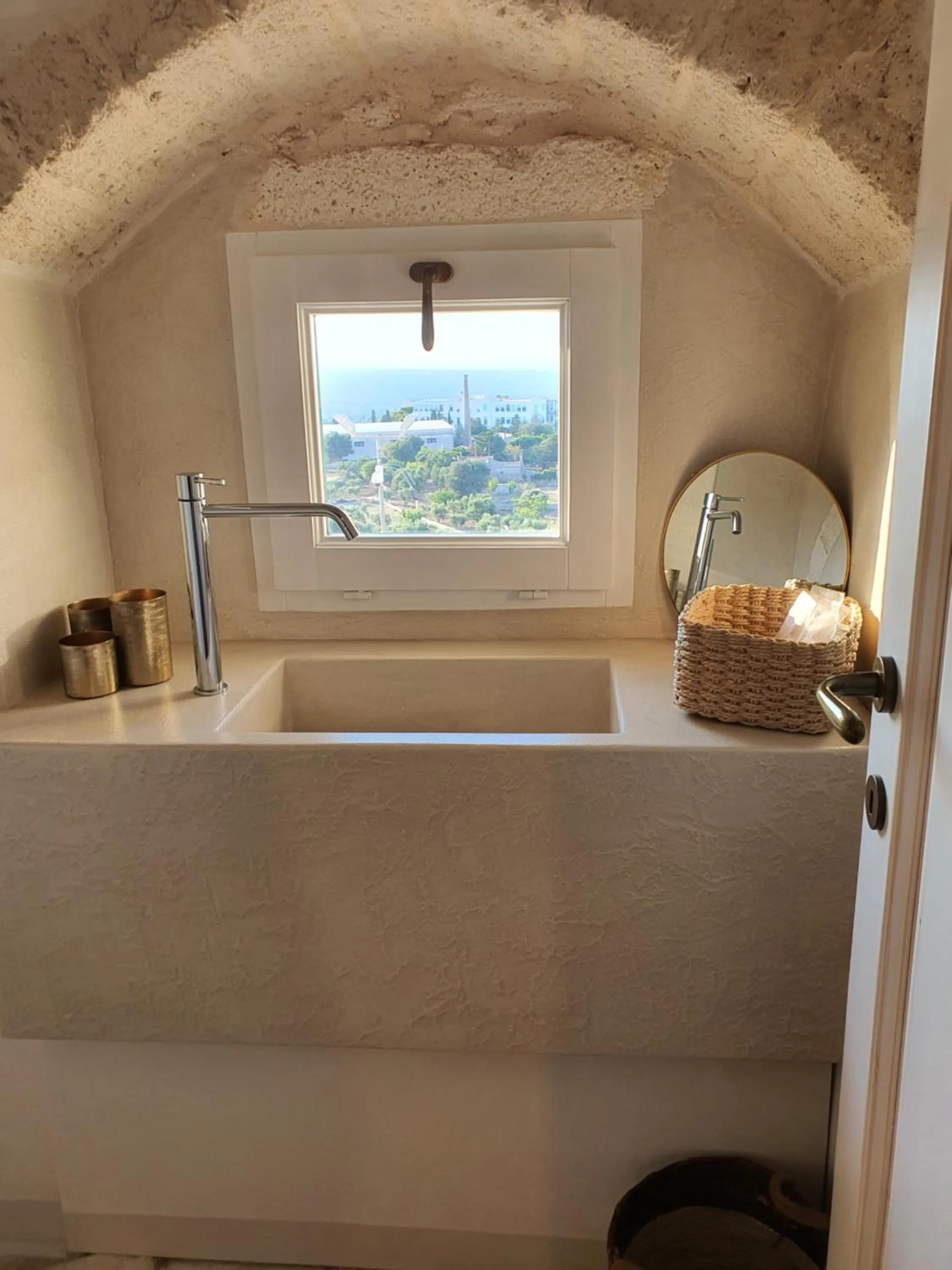 Bathroom in Caterina's Suites & Apartament