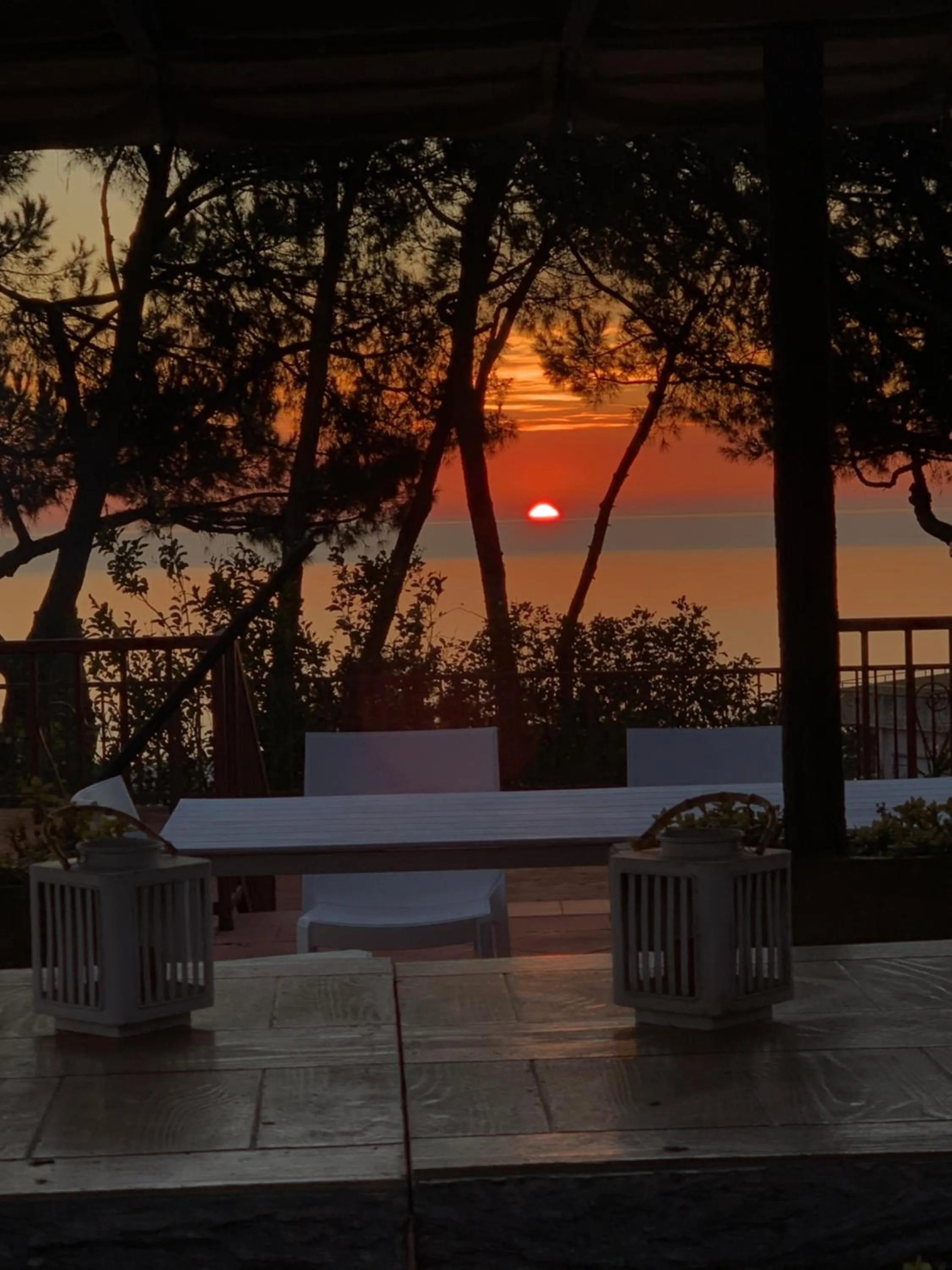 Sunset in B&B Iolì Vesuvio