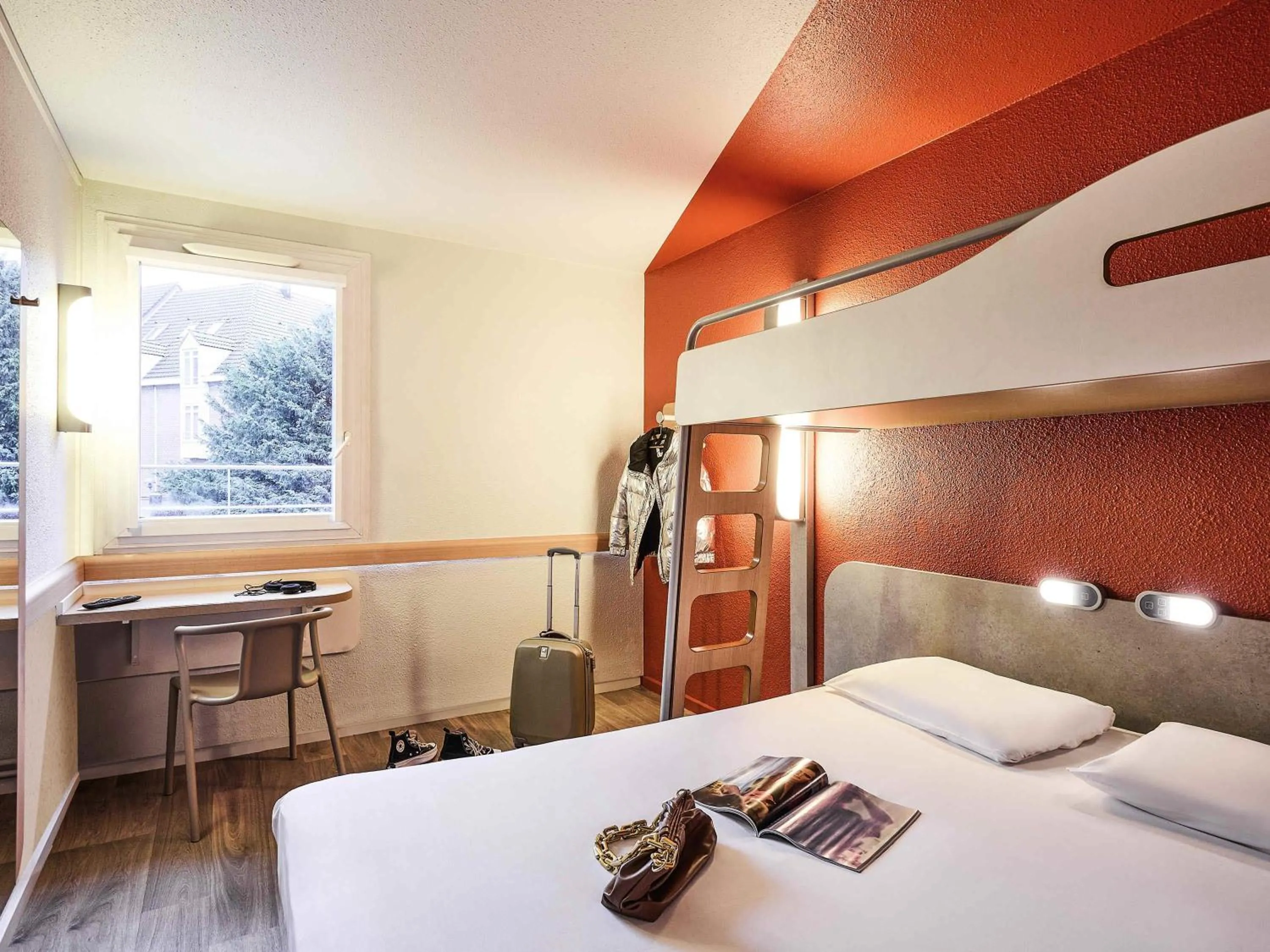 Bedroom, Bed in Ibis Budget Lille Gares Vieux-Lille