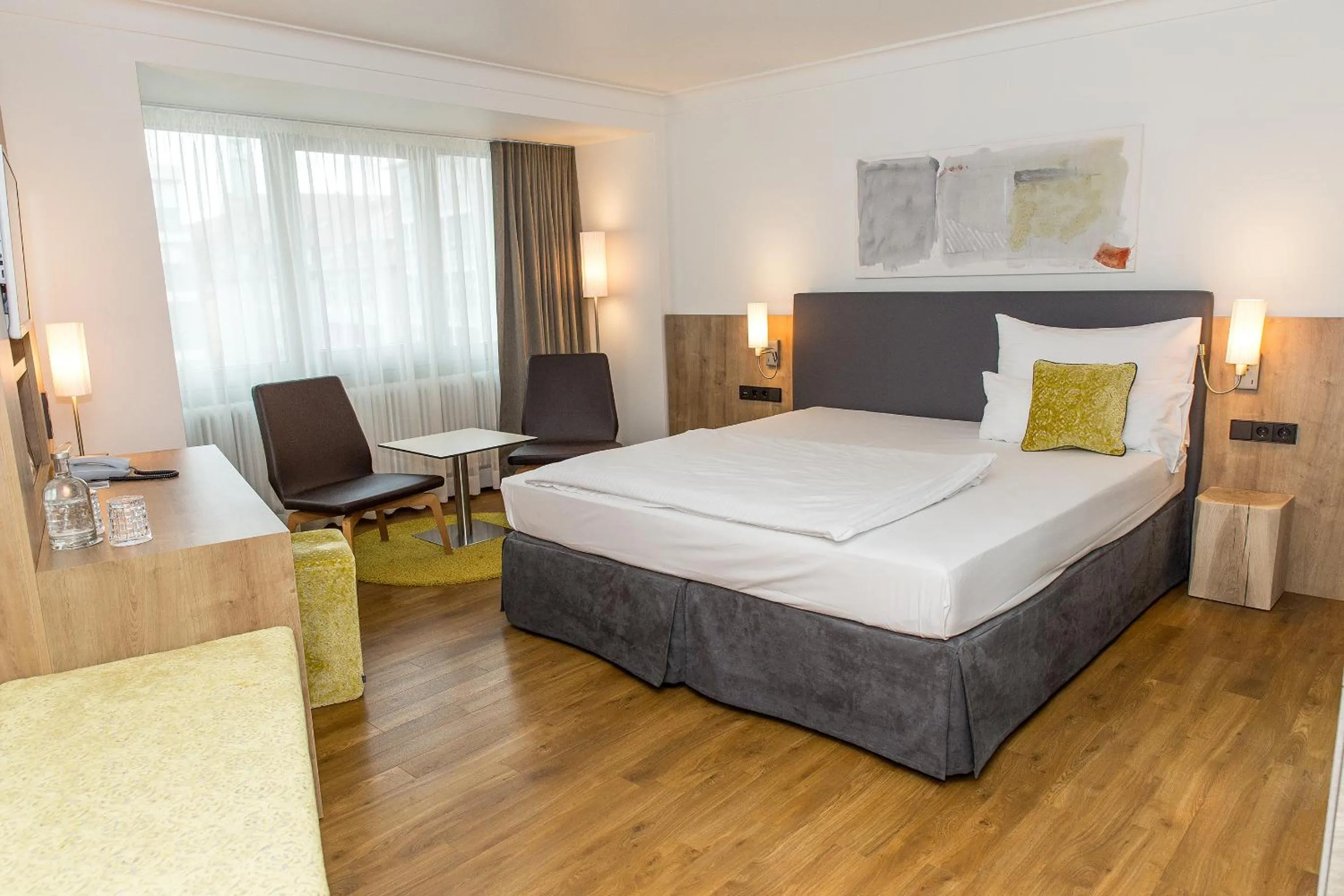 Photo of the whole room, Bed in Hotel Goldenes Rad