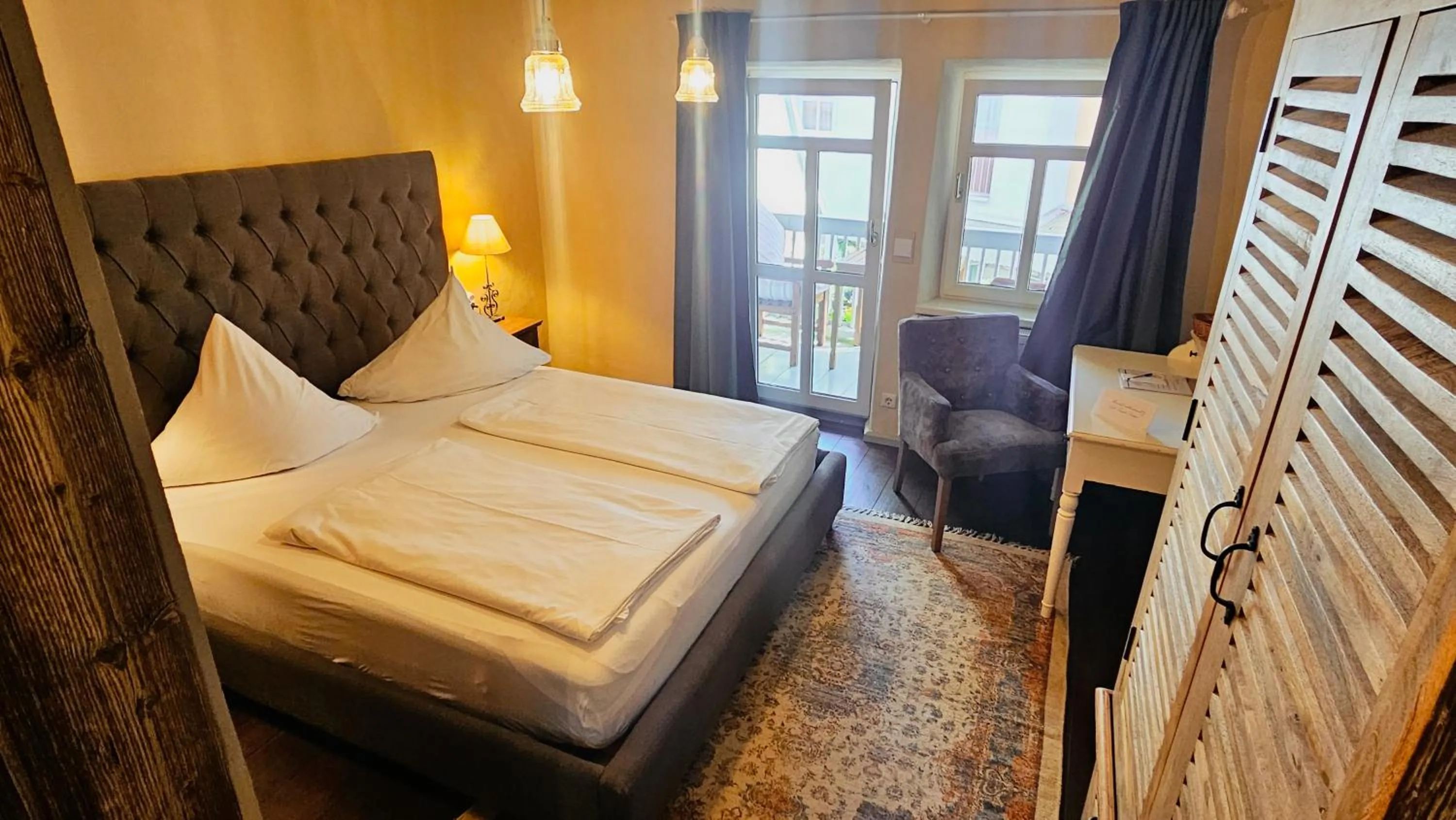 Bed in Boutique-Hotel & Wellness Goldenes Fass Meißen