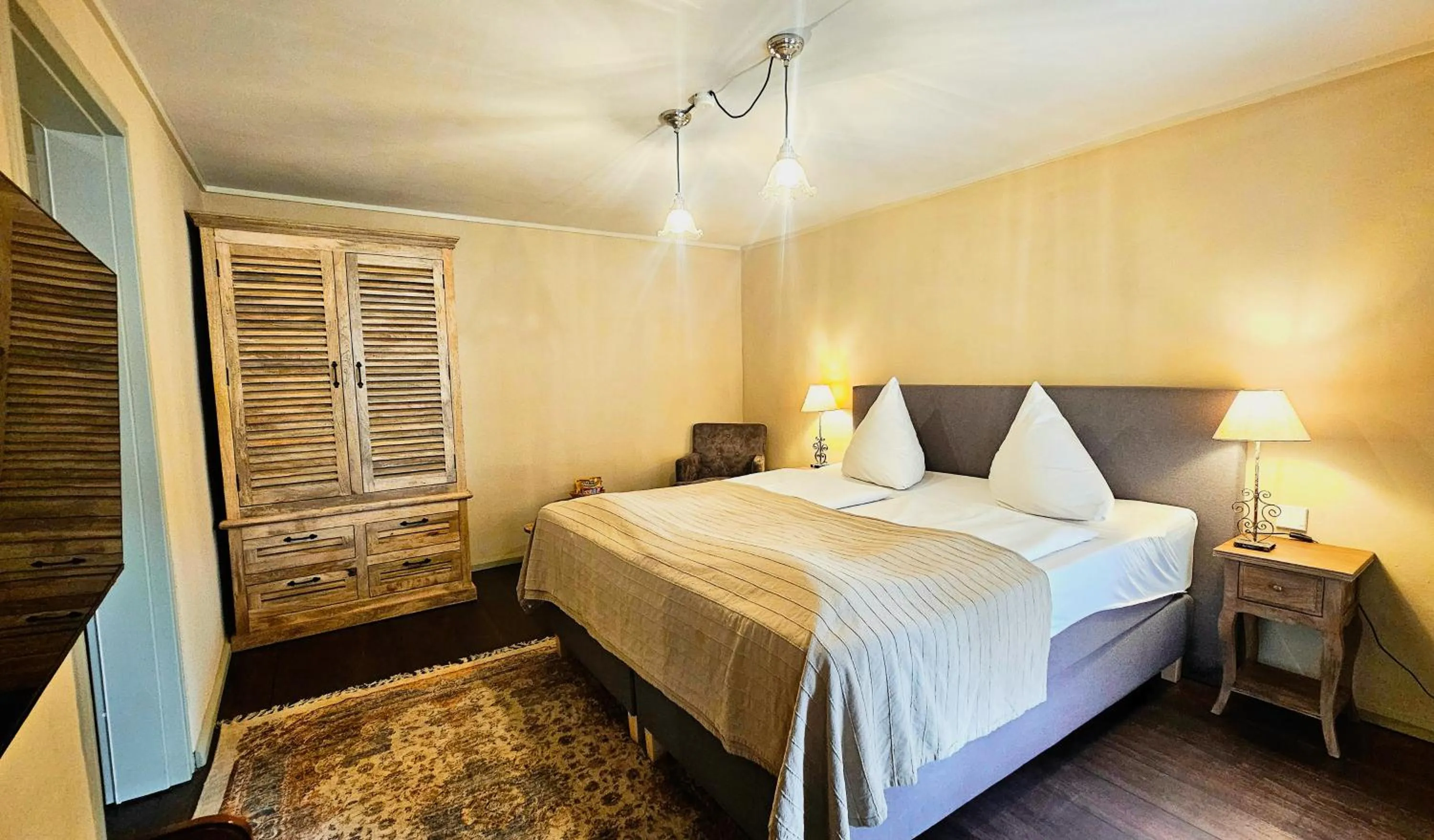 Bed in Boutique-Hotel & Wellness Goldenes Fass Meißen