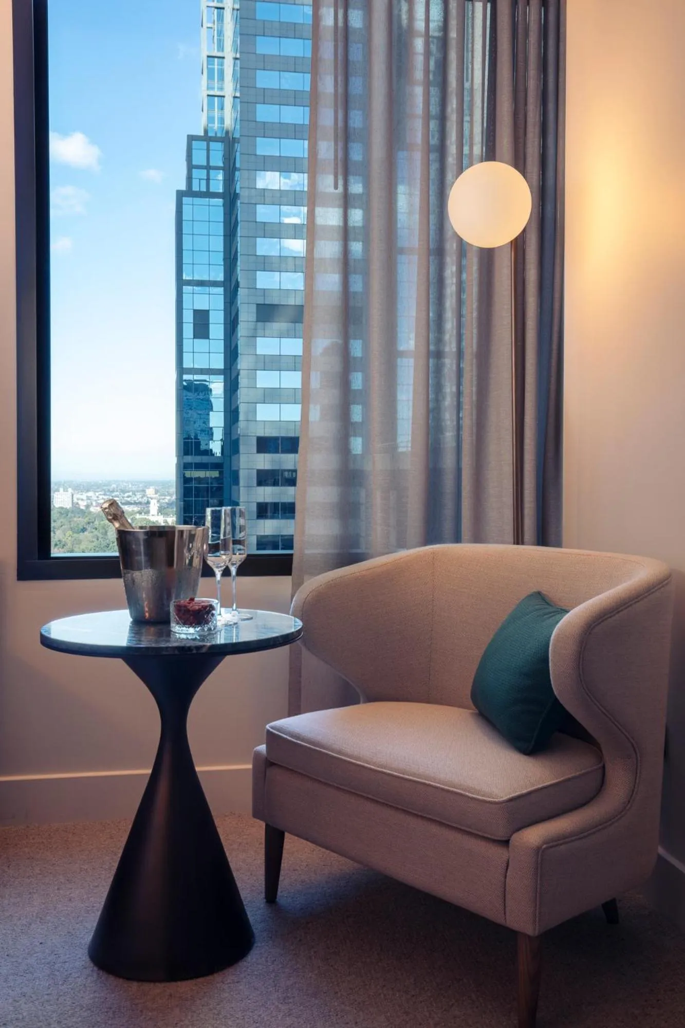 City view in Next Hotel Melbourne, Curio Collection by Hilton