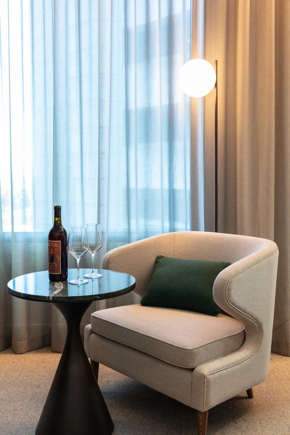 Living room in Next Hotel Melbourne, Curio Collection by Hilton