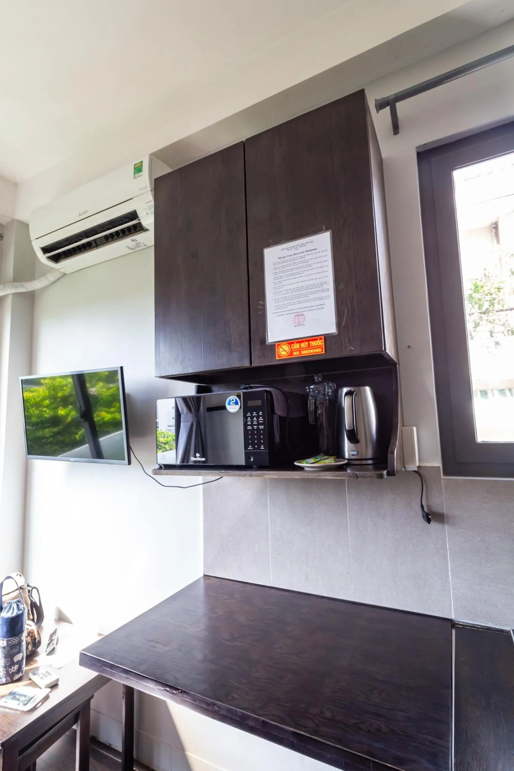 Area and facilities in Cozy Riverview of Livinginn