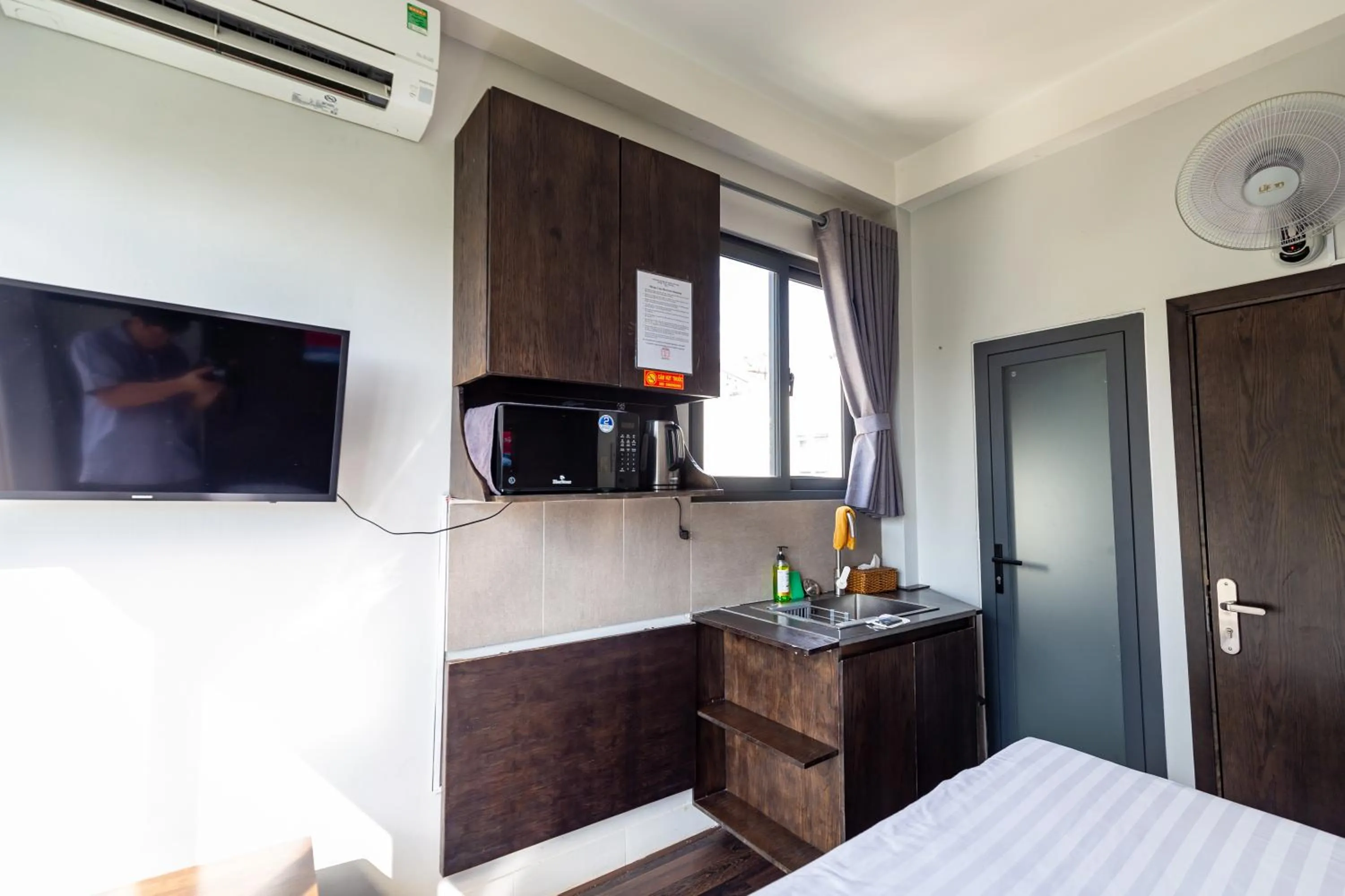 Area and facilities, Bed in Cozy Riverview of Livinginn