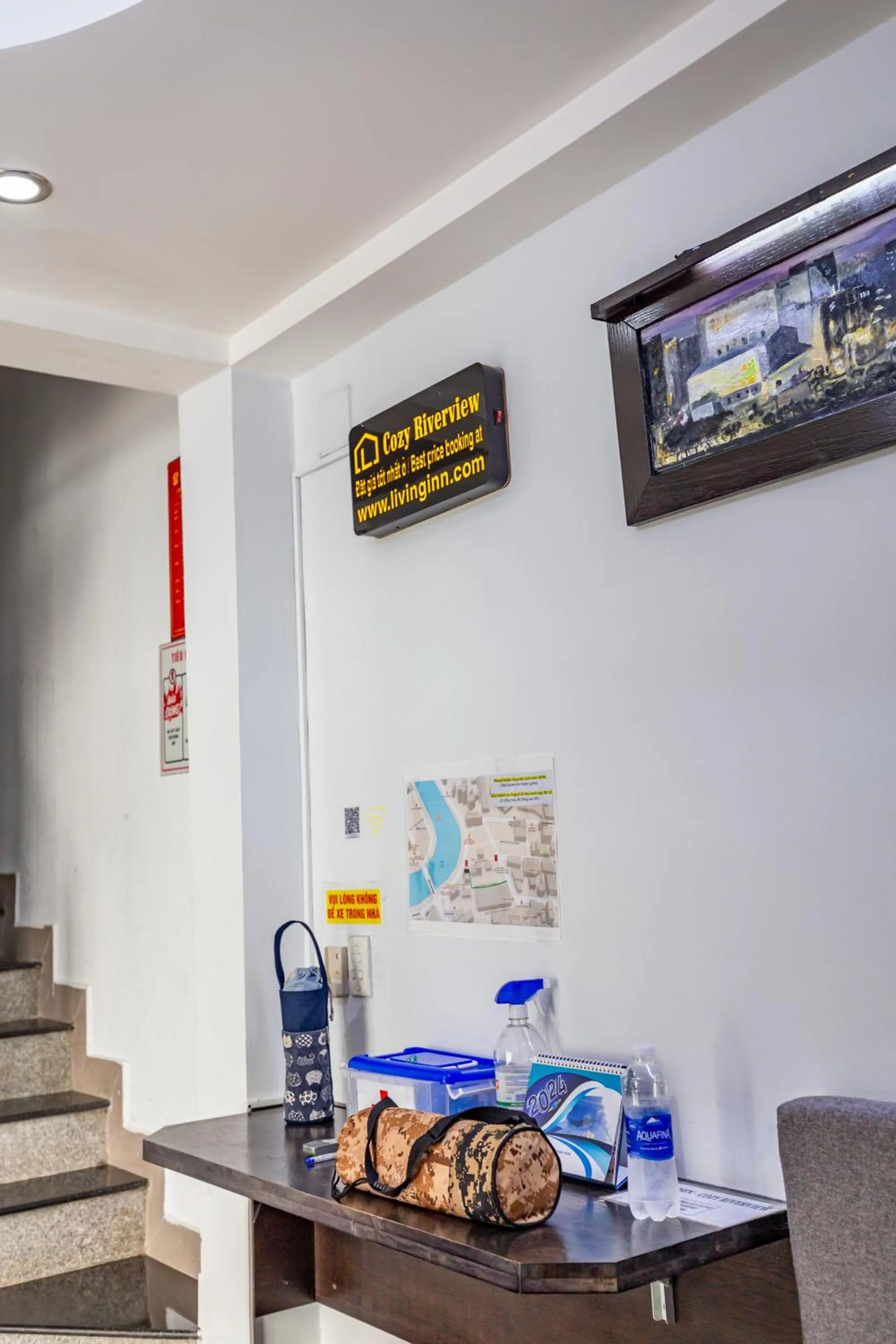 Lobby or reception in Cozy Riverview of Livinginn