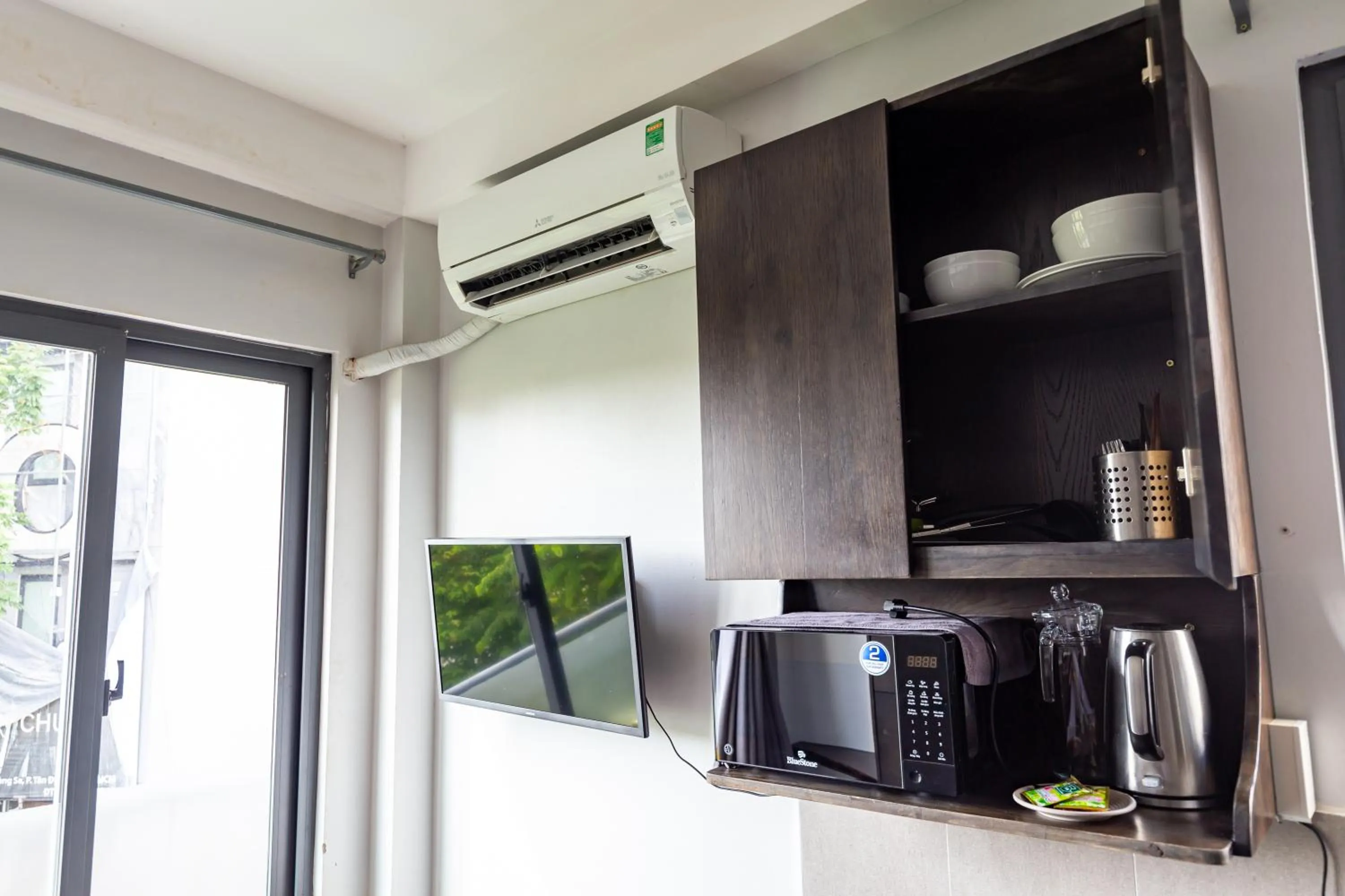 Area and facilities in Cozy Riverview of Livinginn