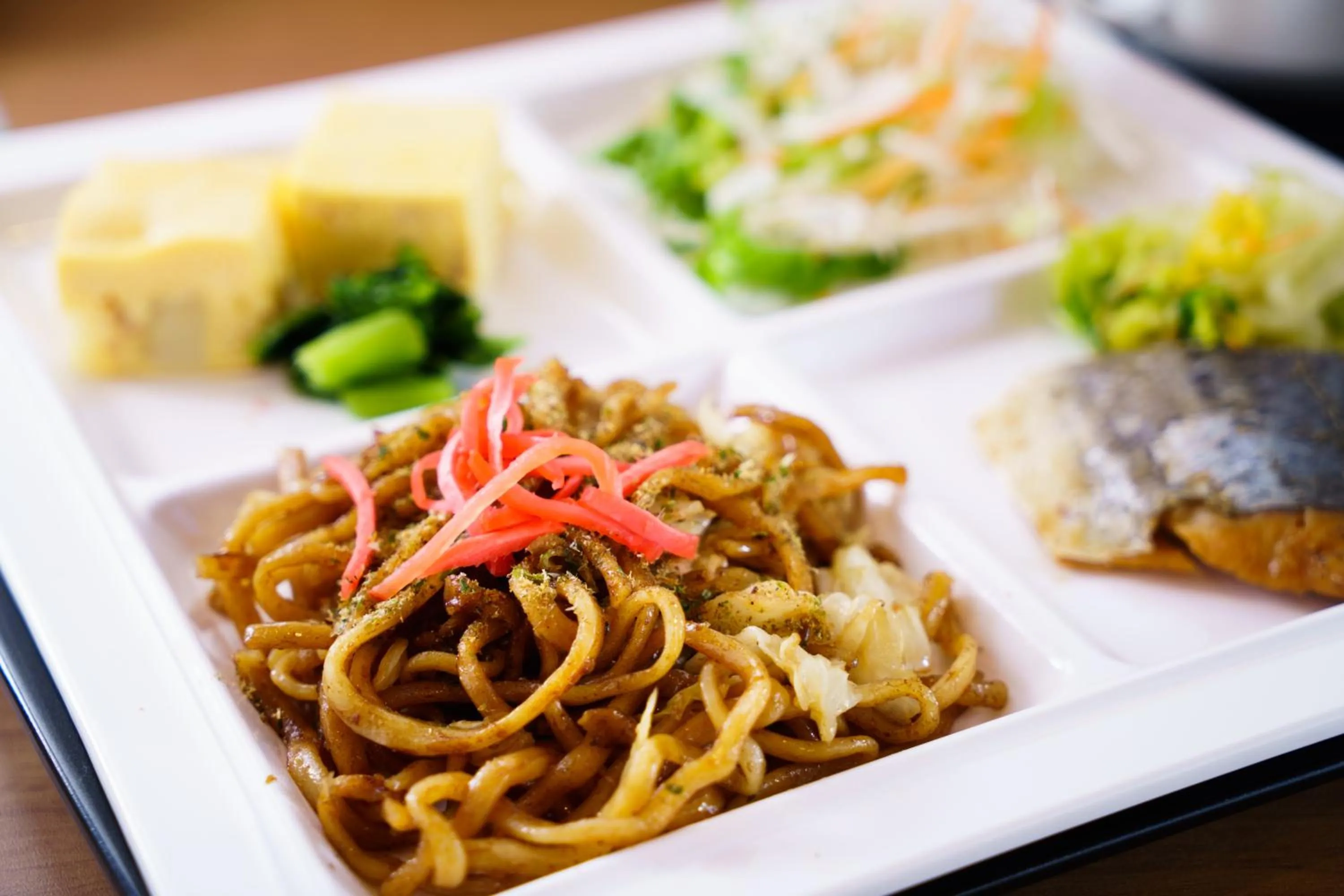 Buffet breakfast in Super Hotel Fujinomiya