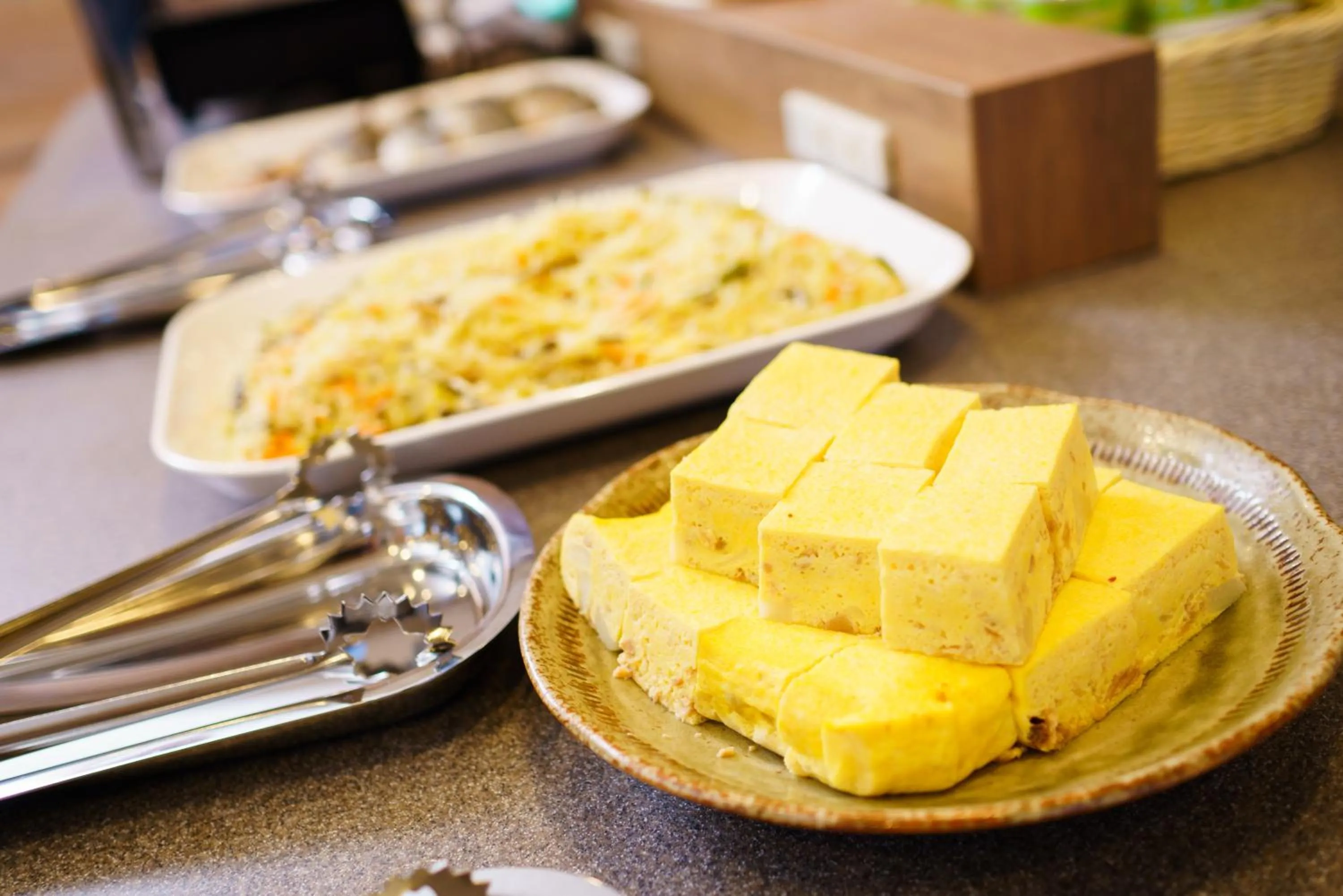 Buffet breakfast in Super Hotel Fujinomiya