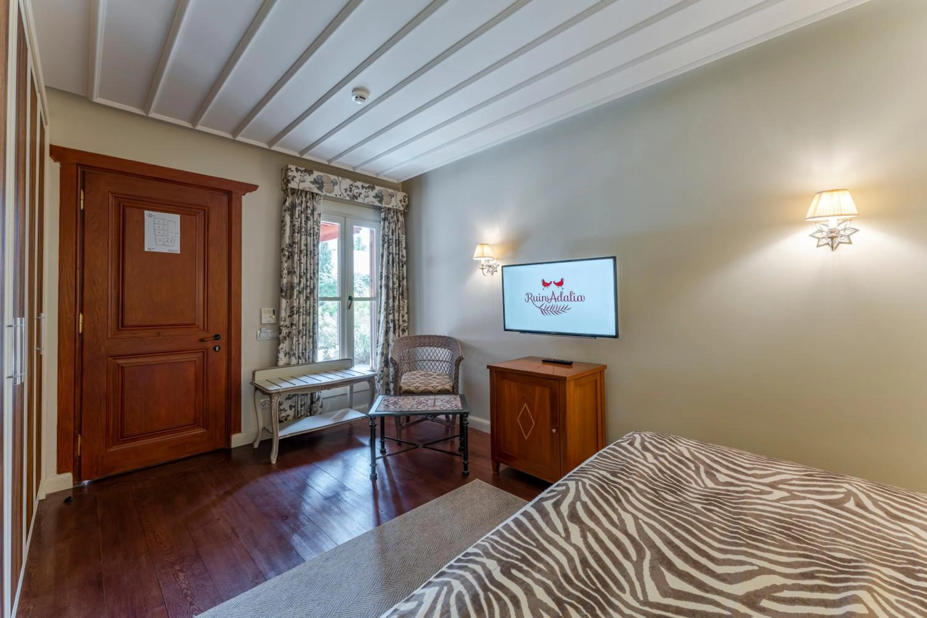 Bed in RuinAdalia Hotel