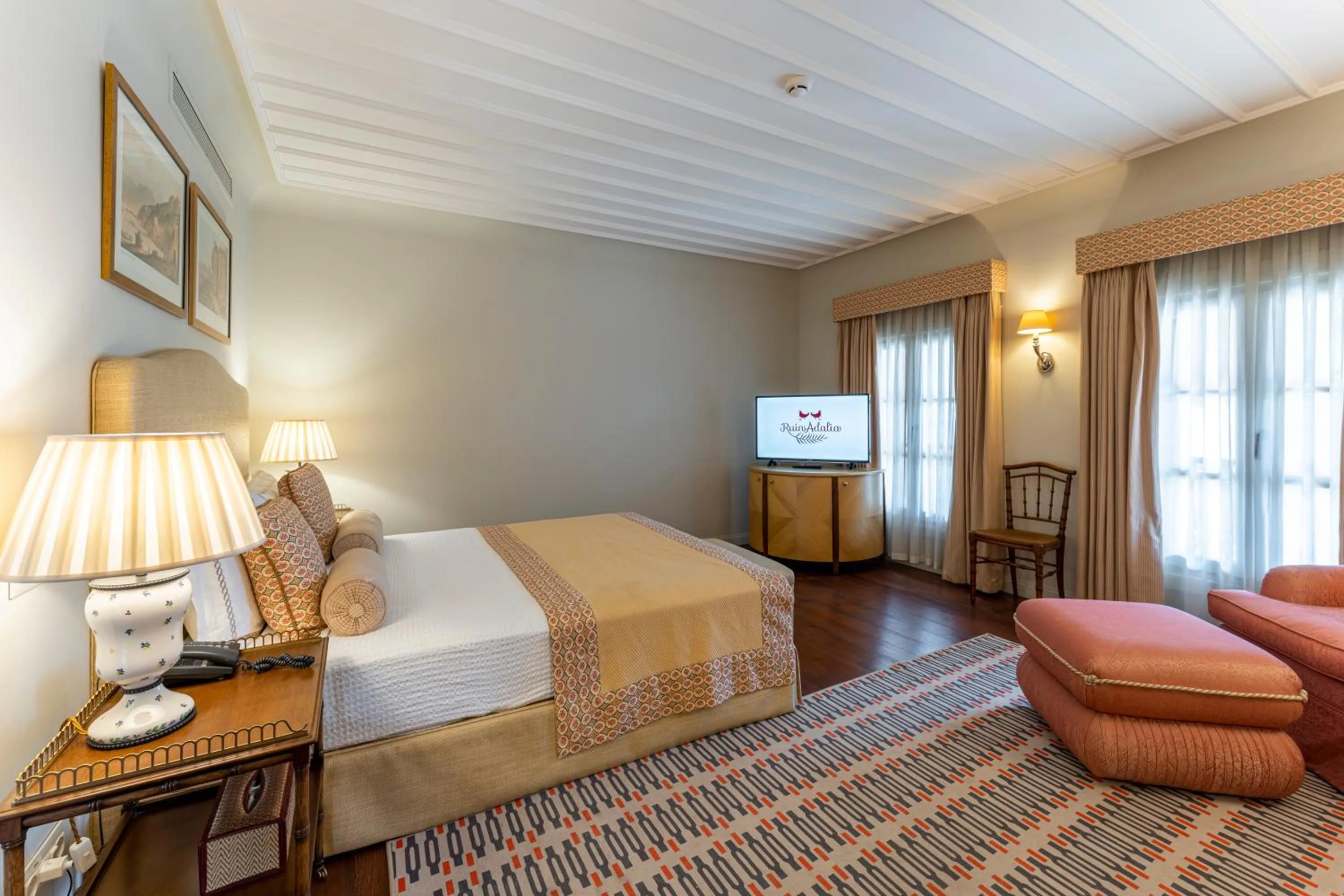 Bed in RuinAdalia Hotel