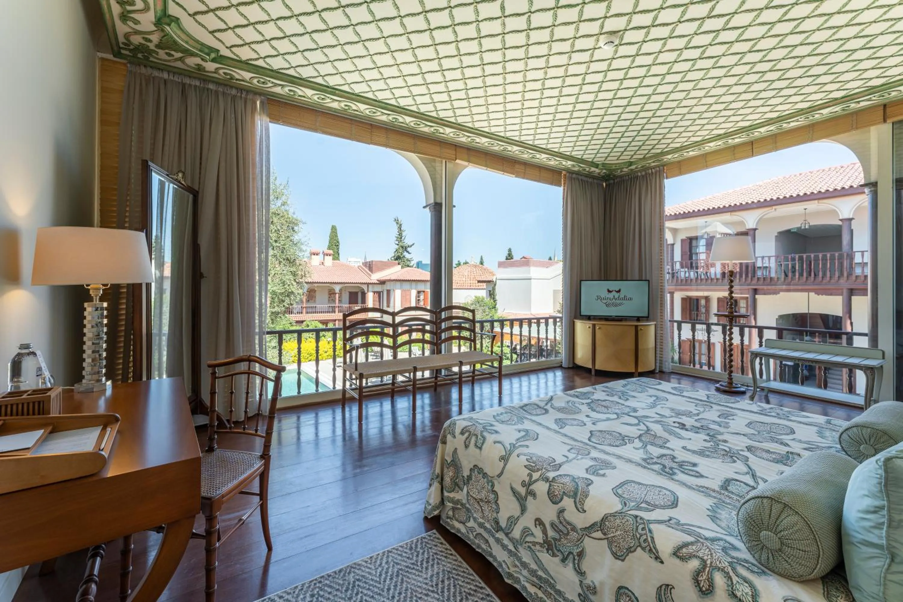 Bed in RuinAdalia Hotel