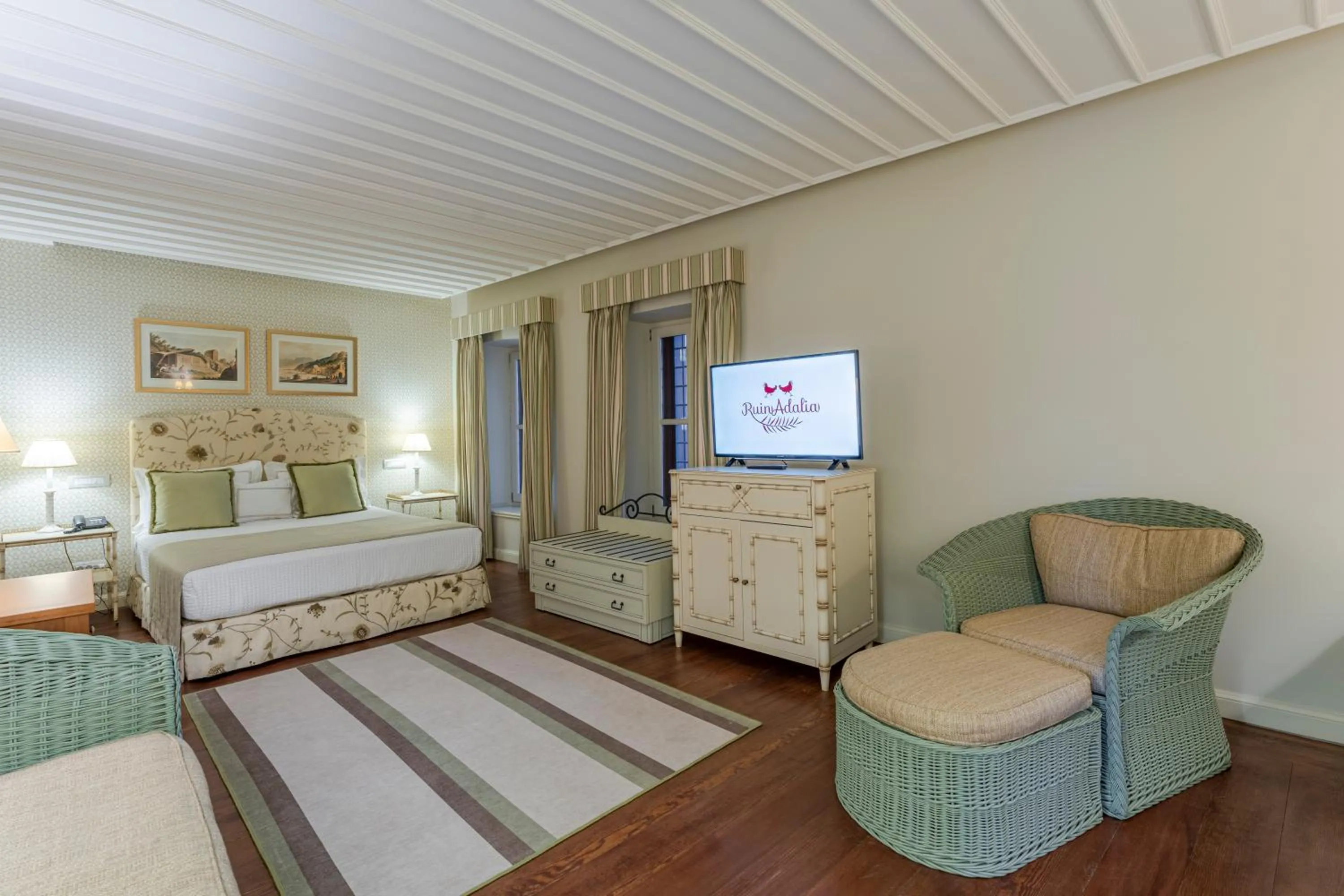 Bed in RuinAdalia Hotel