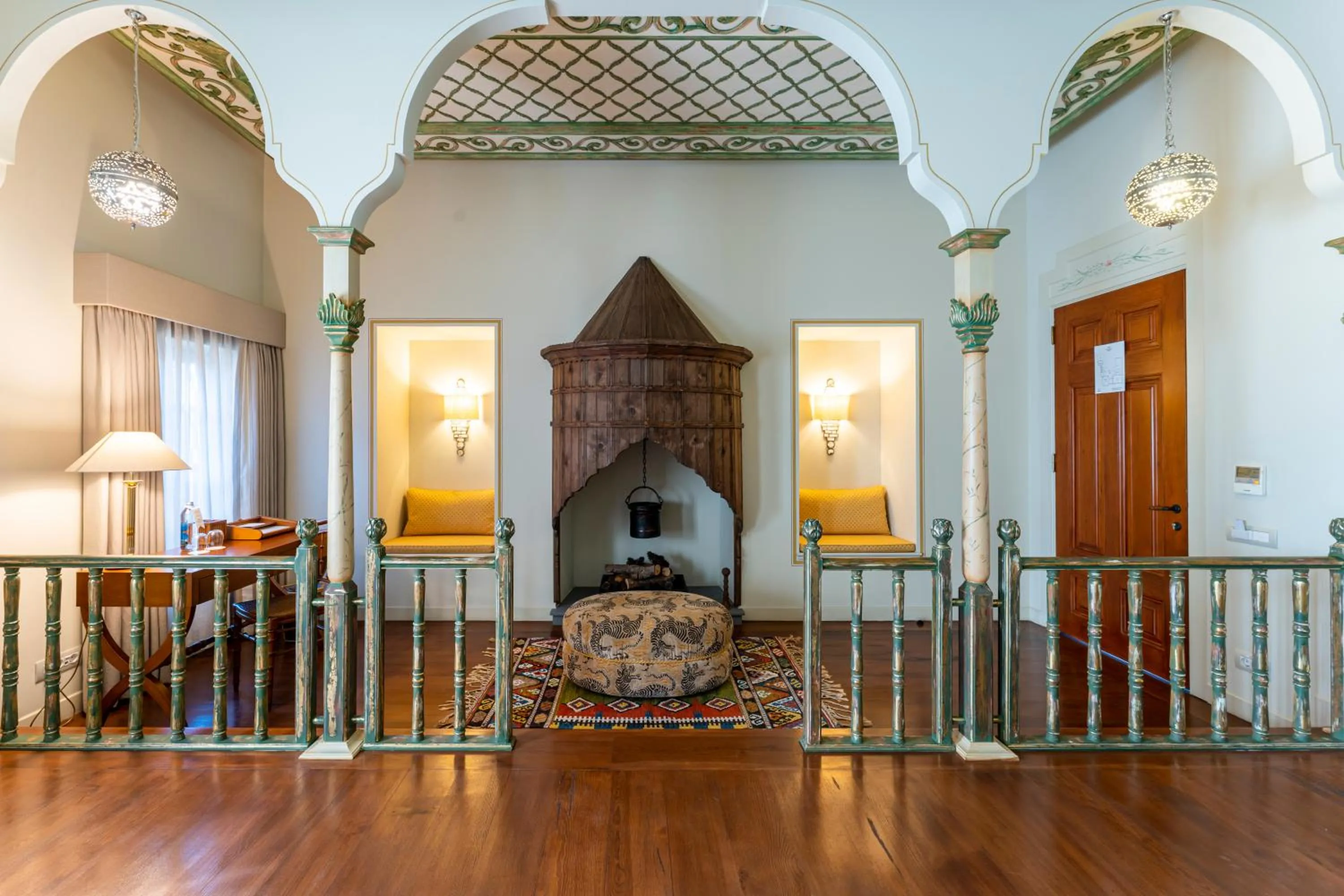 Seating area in RuinAdalia Hotel