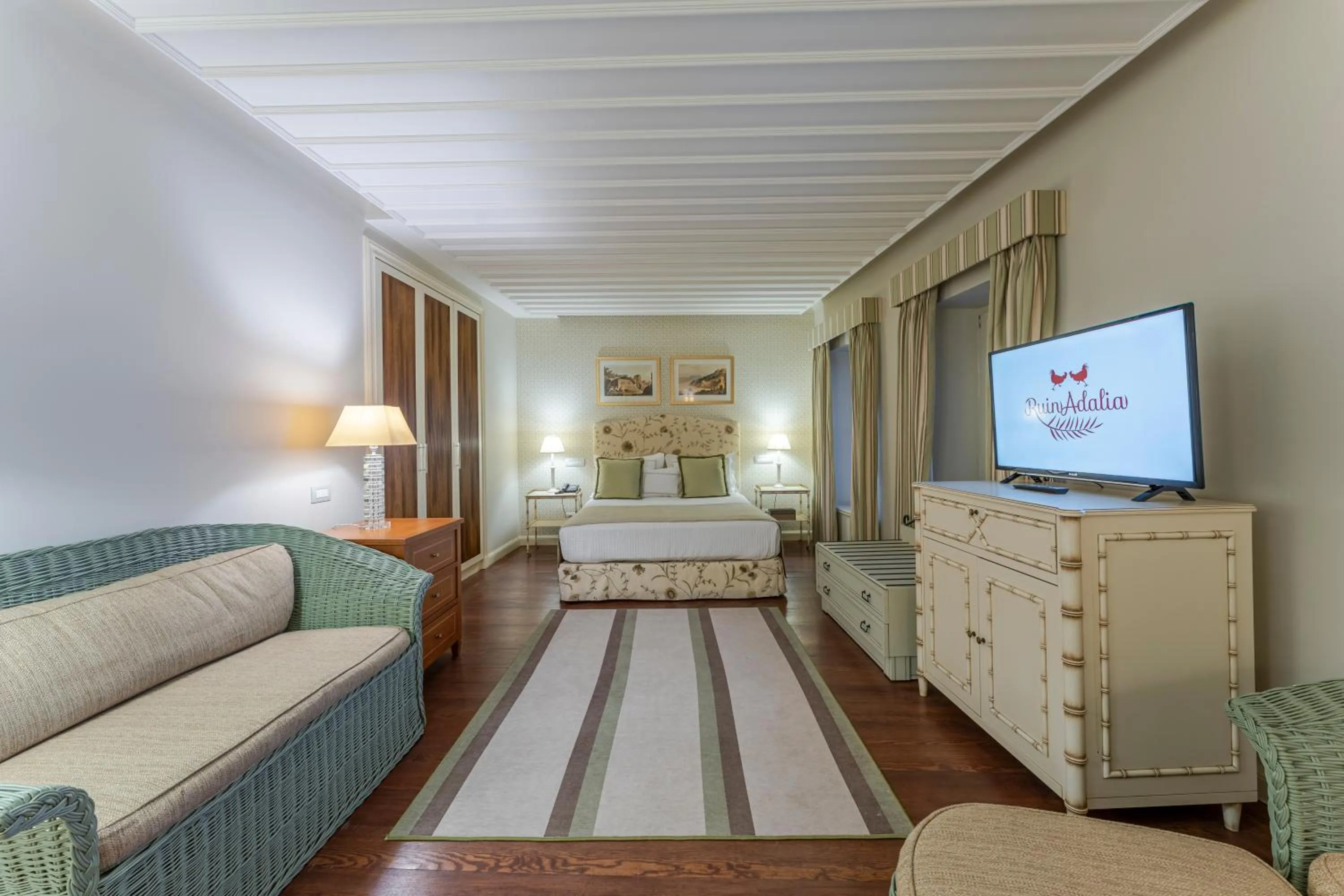 Bed in RuinAdalia Hotel