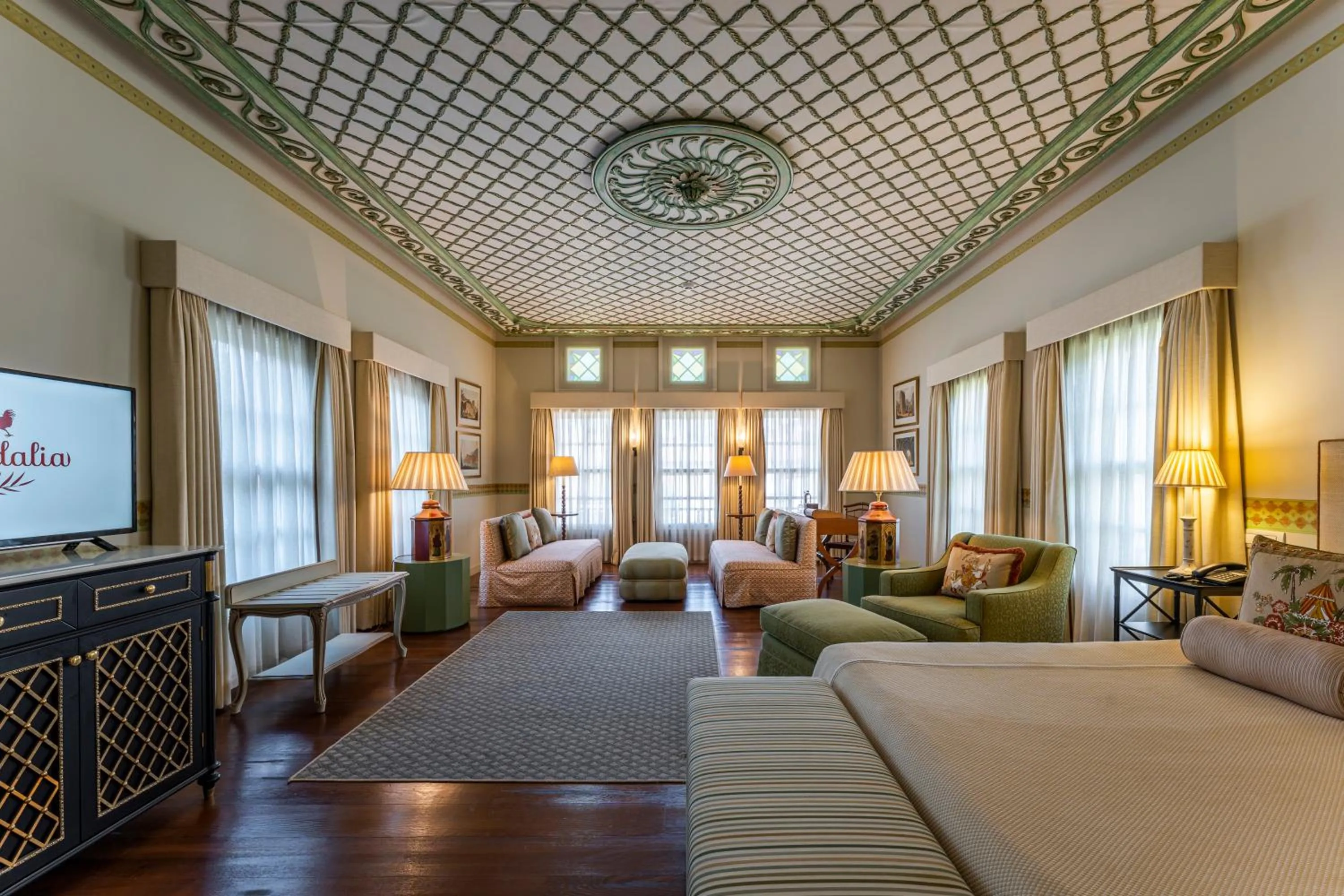 Bed in RuinAdalia Hotel