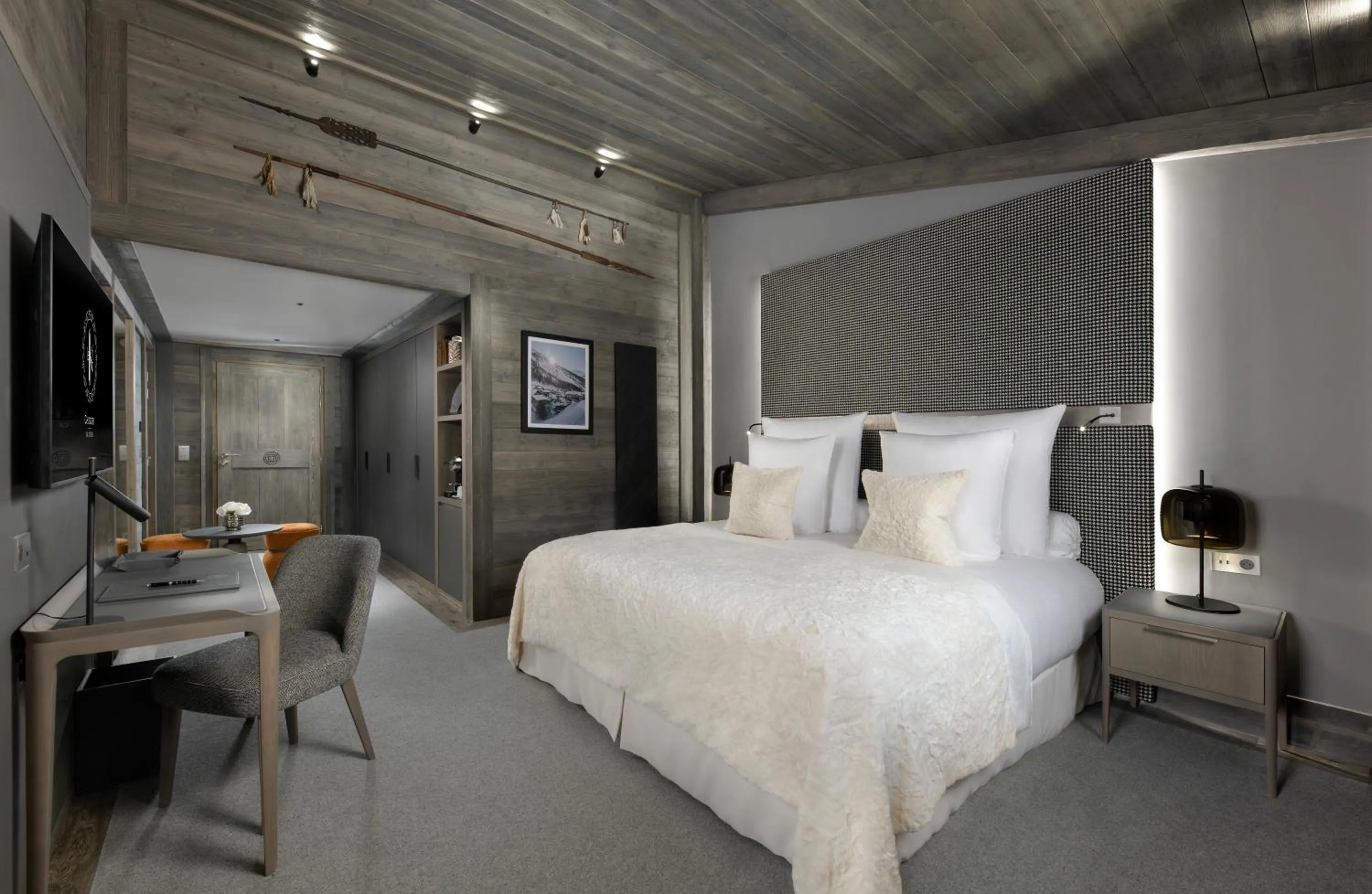 Bedroom, Bed in Hotel Le K2 Chogori