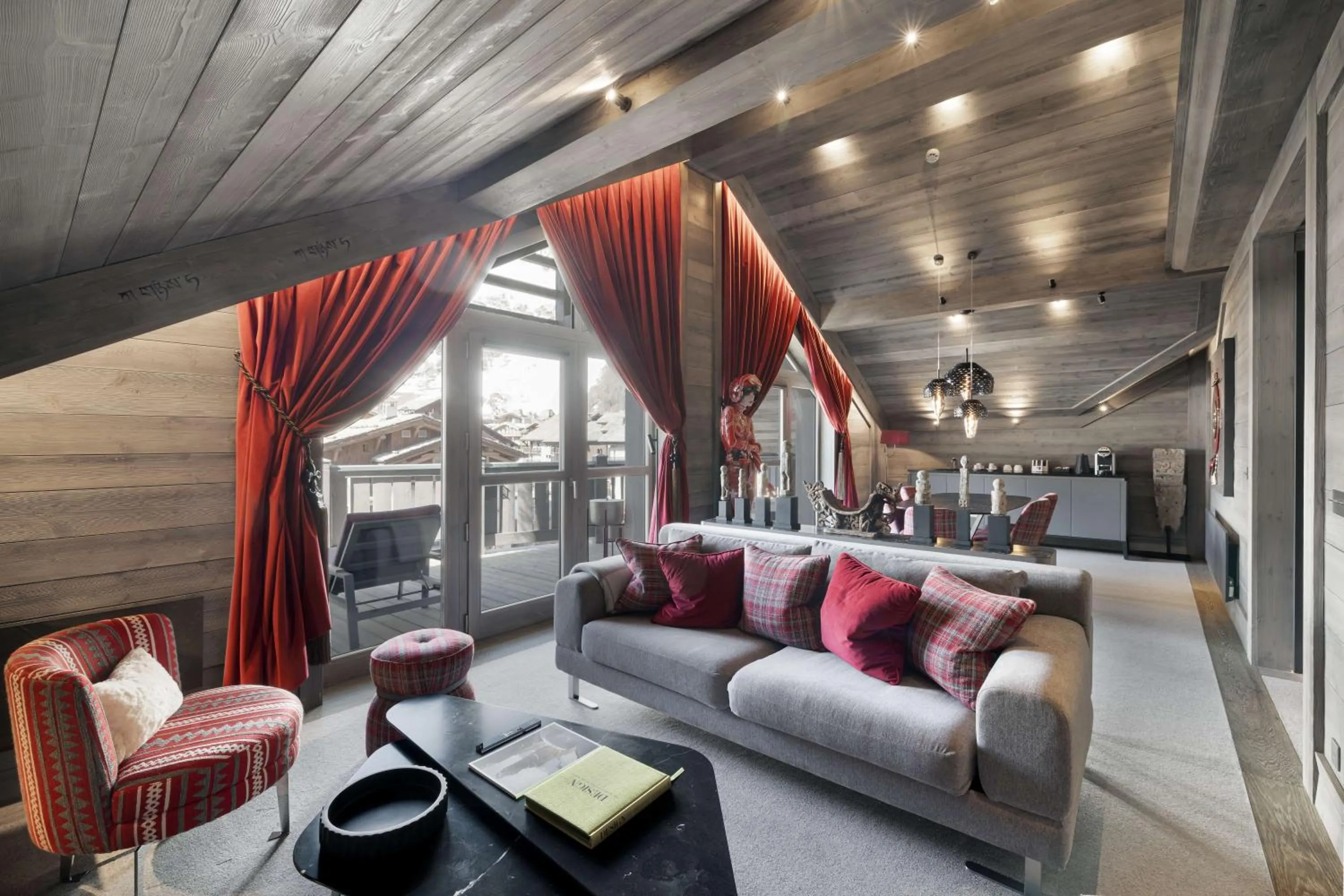 Living room in Hotel Le K2 Chogori