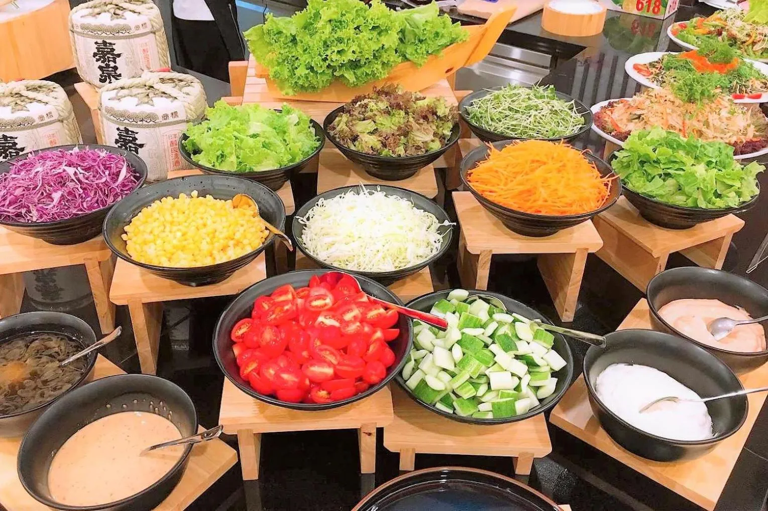 Food and drinks in Yoko Onsen Quang Hanh