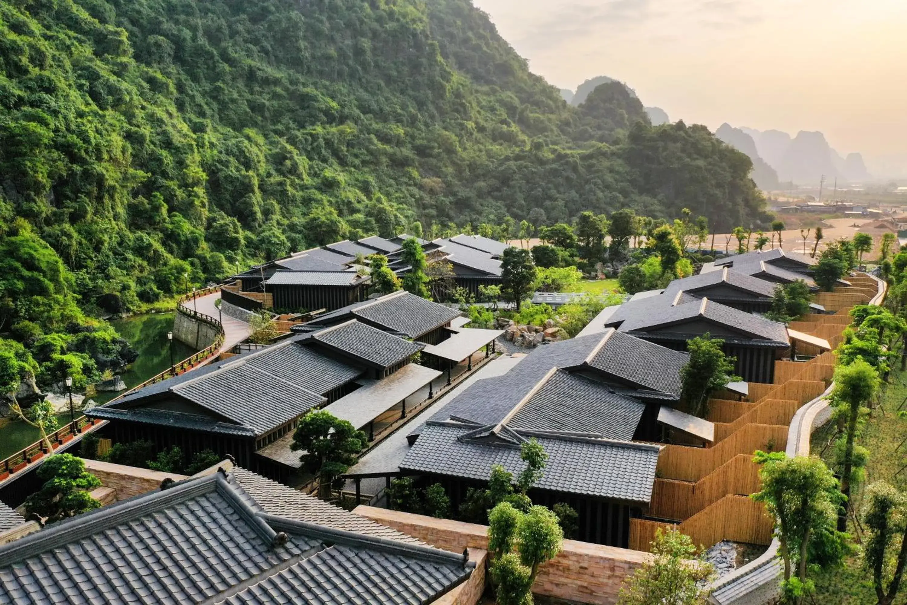 Bird's eye view in Yoko Onsen Quang Hanh Bird's eye view in Yoko Onsen Quang Hanh