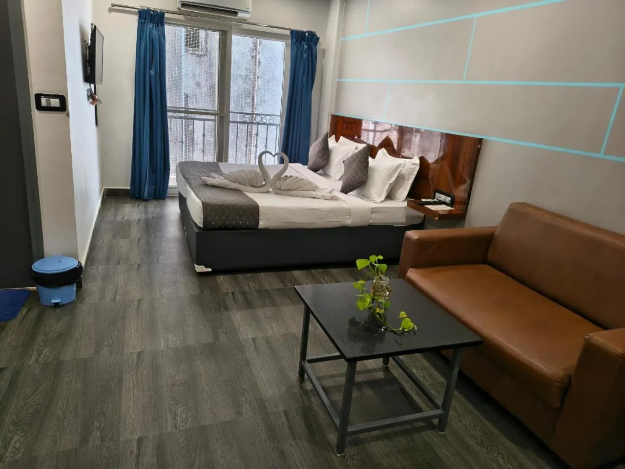 Bed in RESTEL STUDIO FLATS