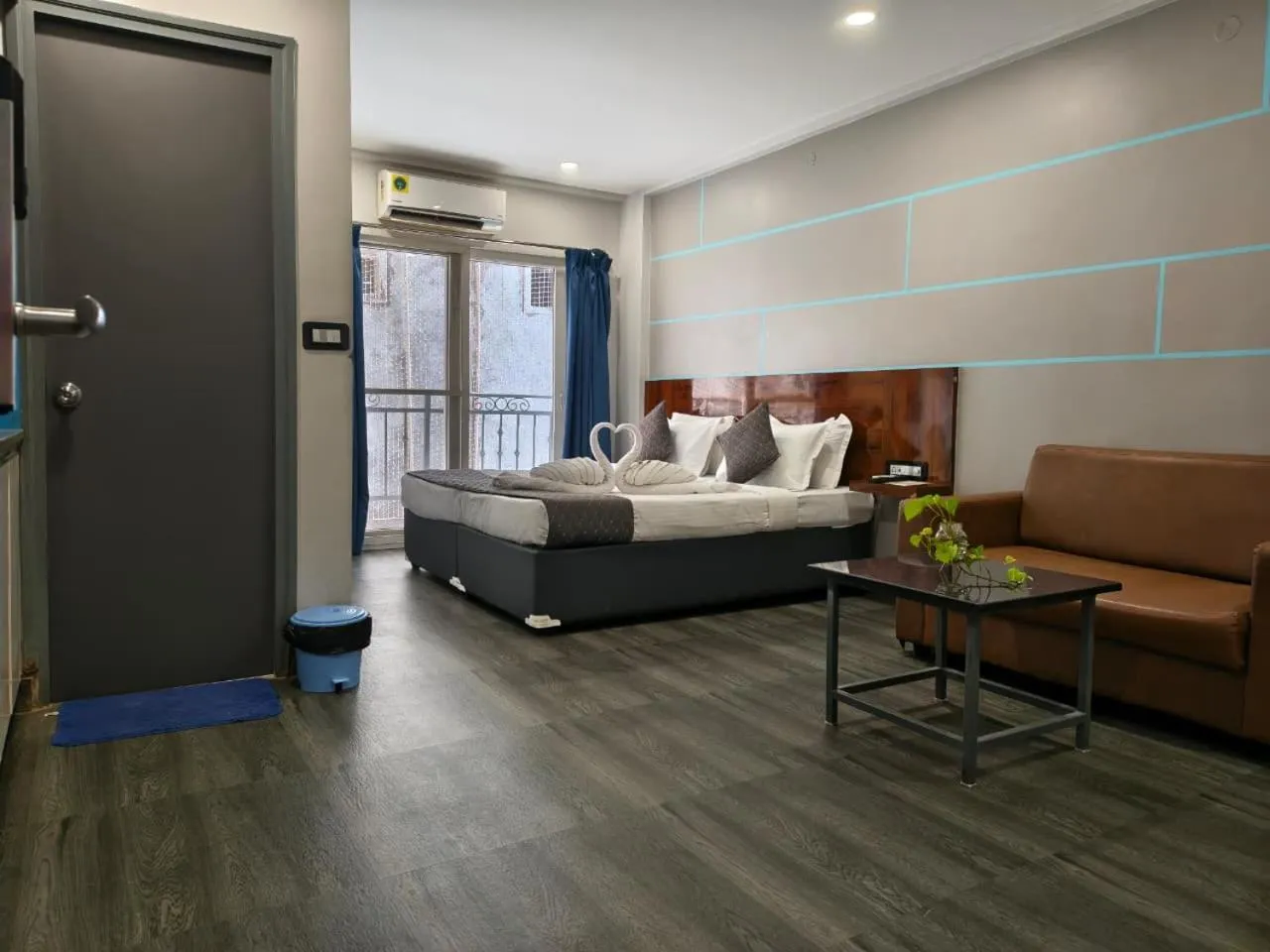 Bed in RESTEL STUDIO FLATS