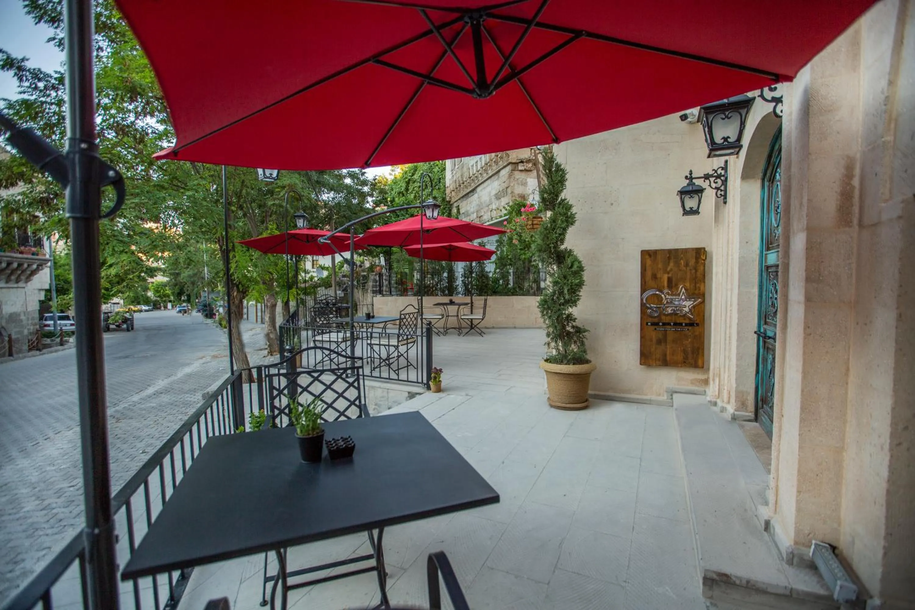 Patio in Sinasos Star Hotel Cappadocia