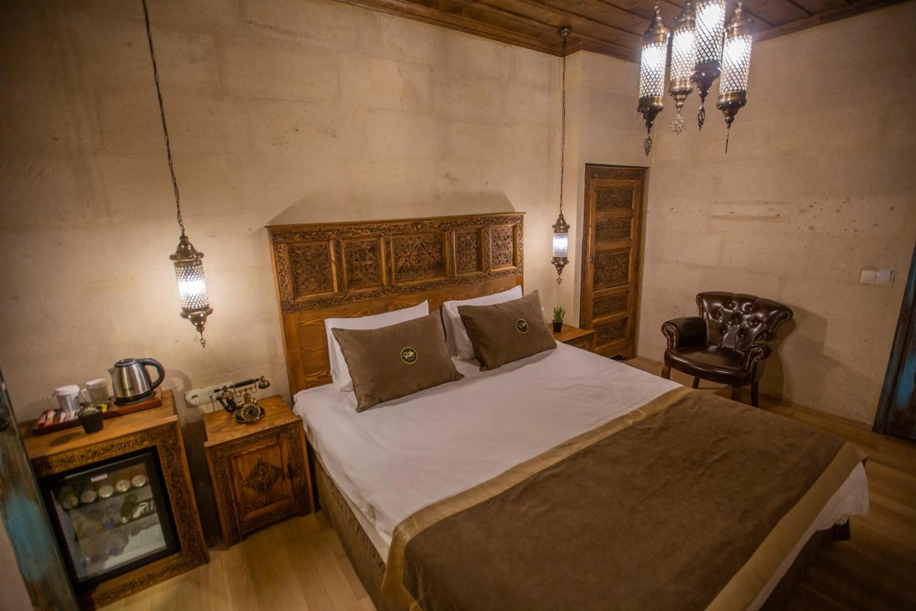 Bedroom, Bed in Sinasos Star Hotel Cappadocia