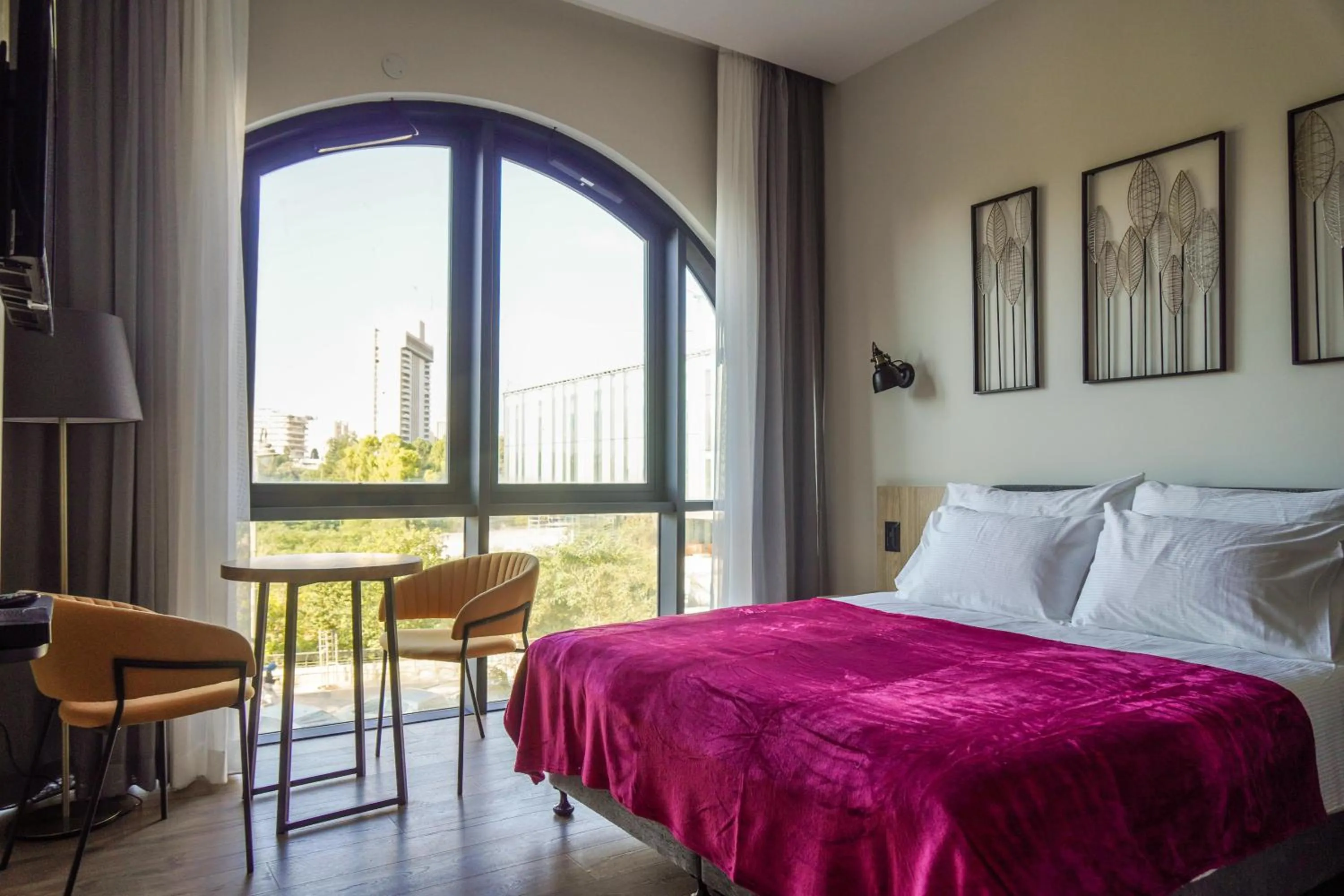 Bed in Apartique Hotel