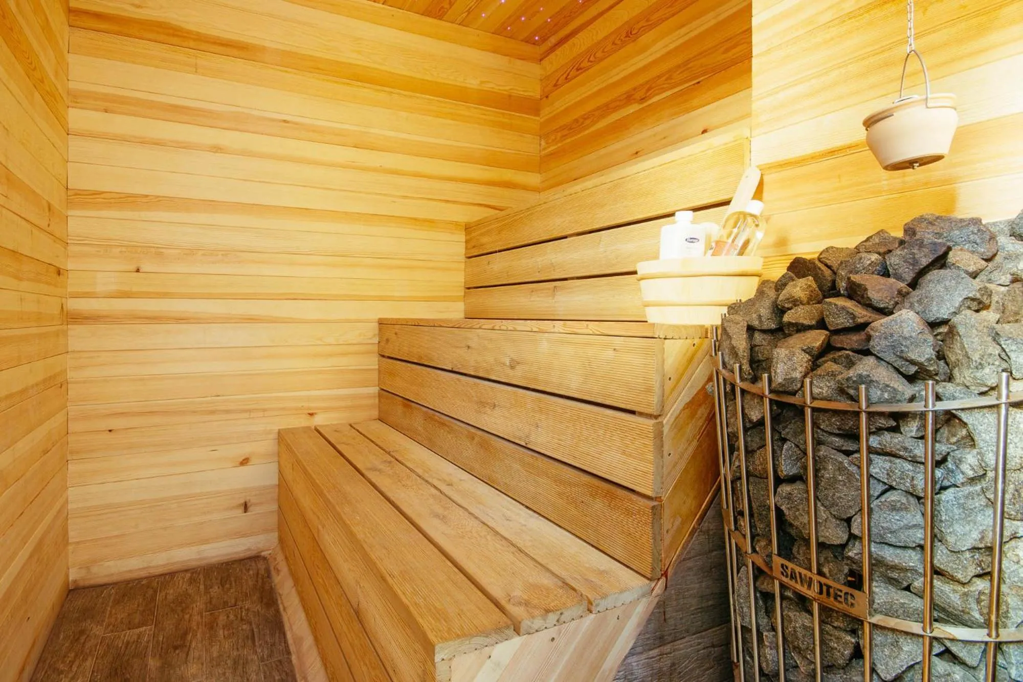 Sauna in Buchenland Hotel