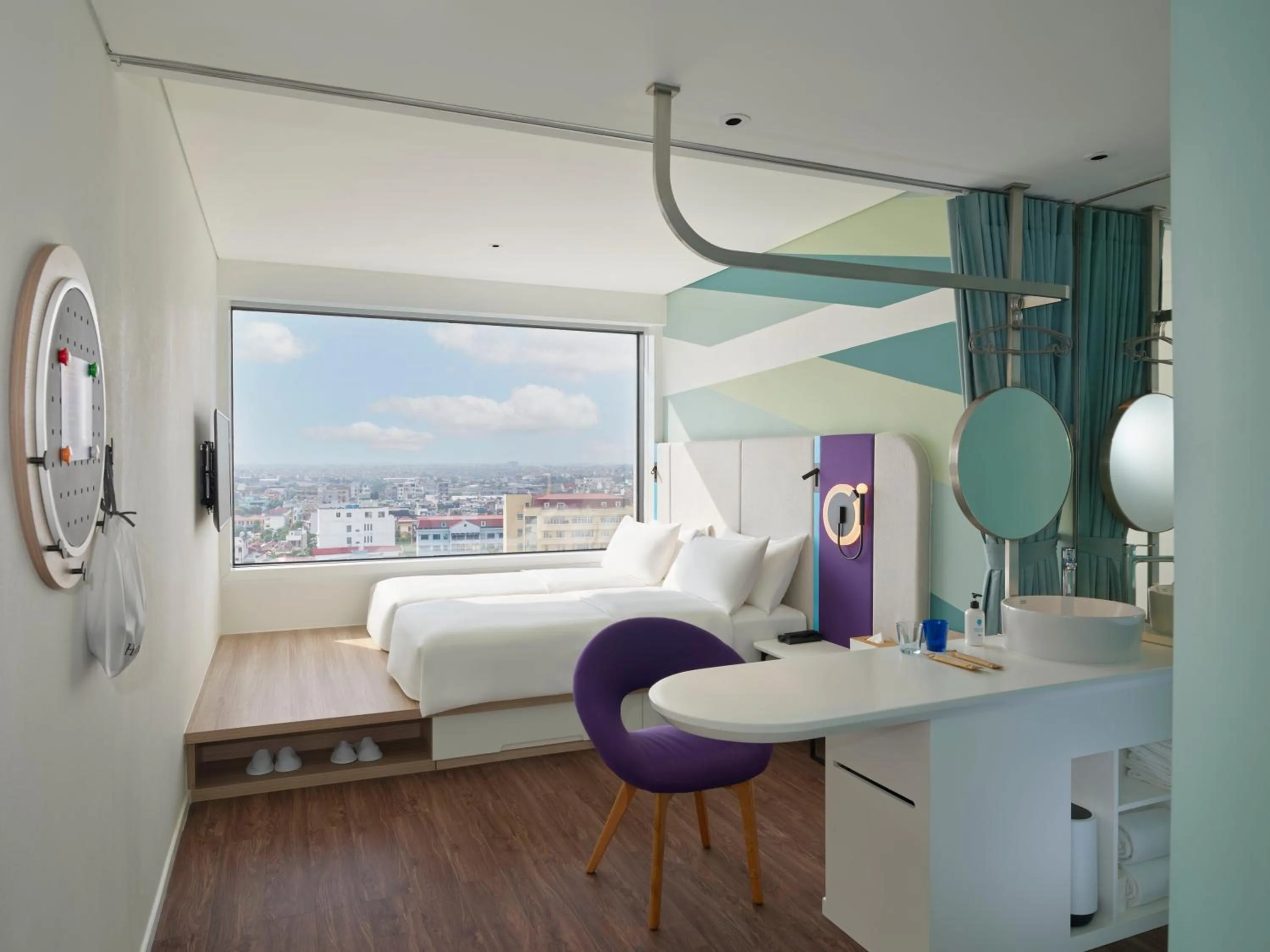 View (from property/room), Bed in Tru by Hilton Thai Binh City Centre