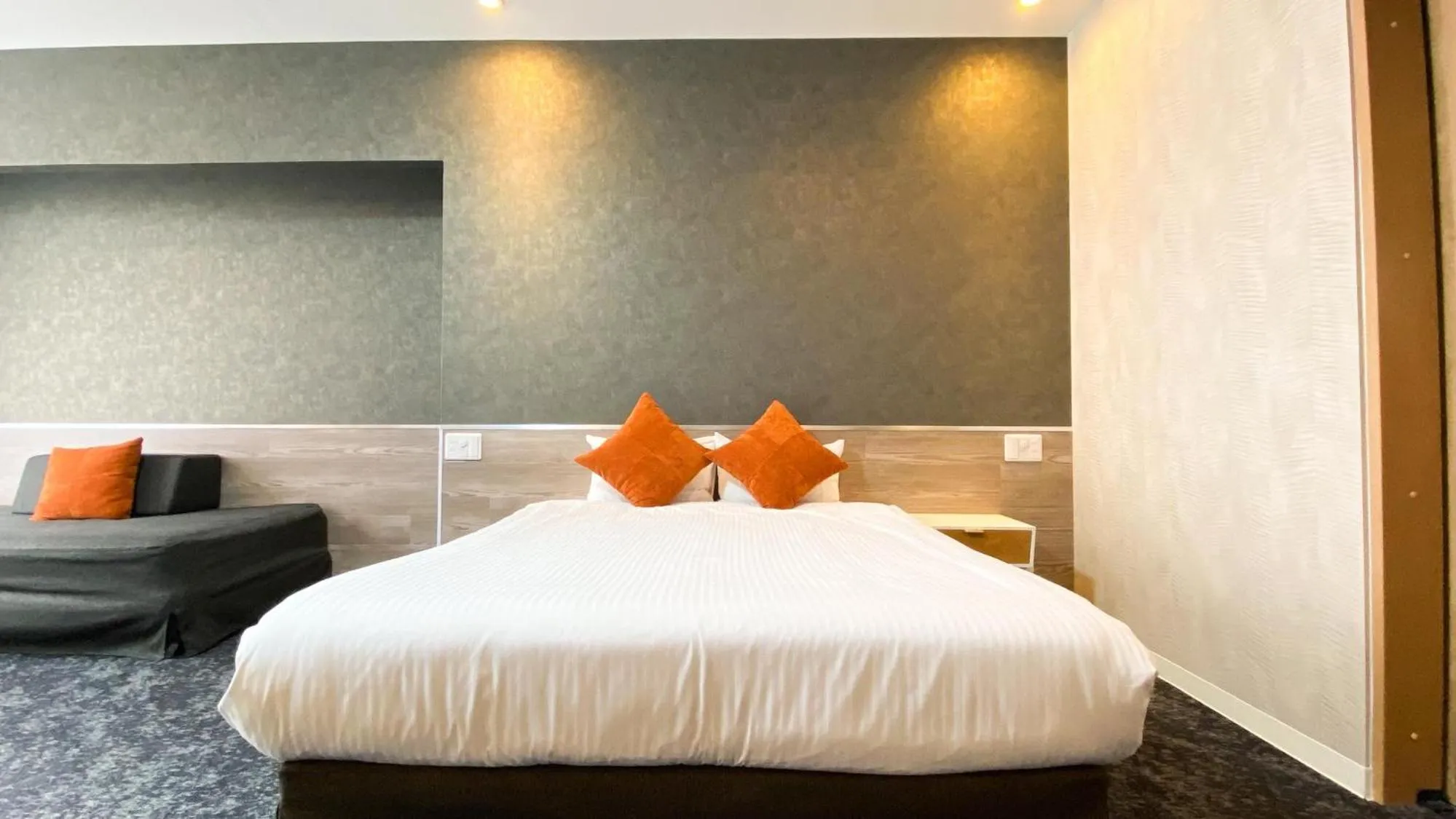 Bed in SPA HOTEL YUTTARIKAN